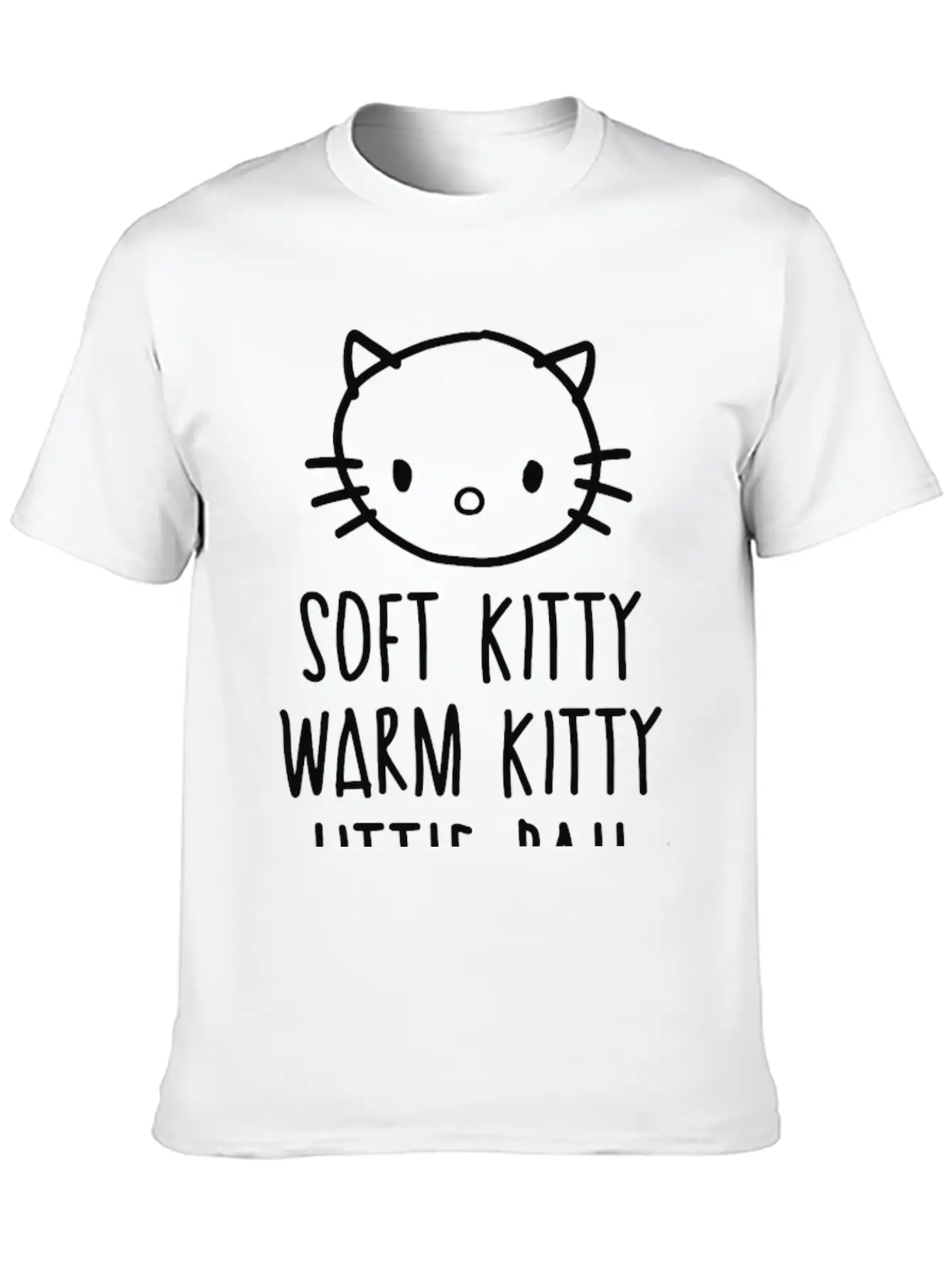 Weird Kitty Stylish Everyday T-Shirt – Unisex Basic Cotton Tee