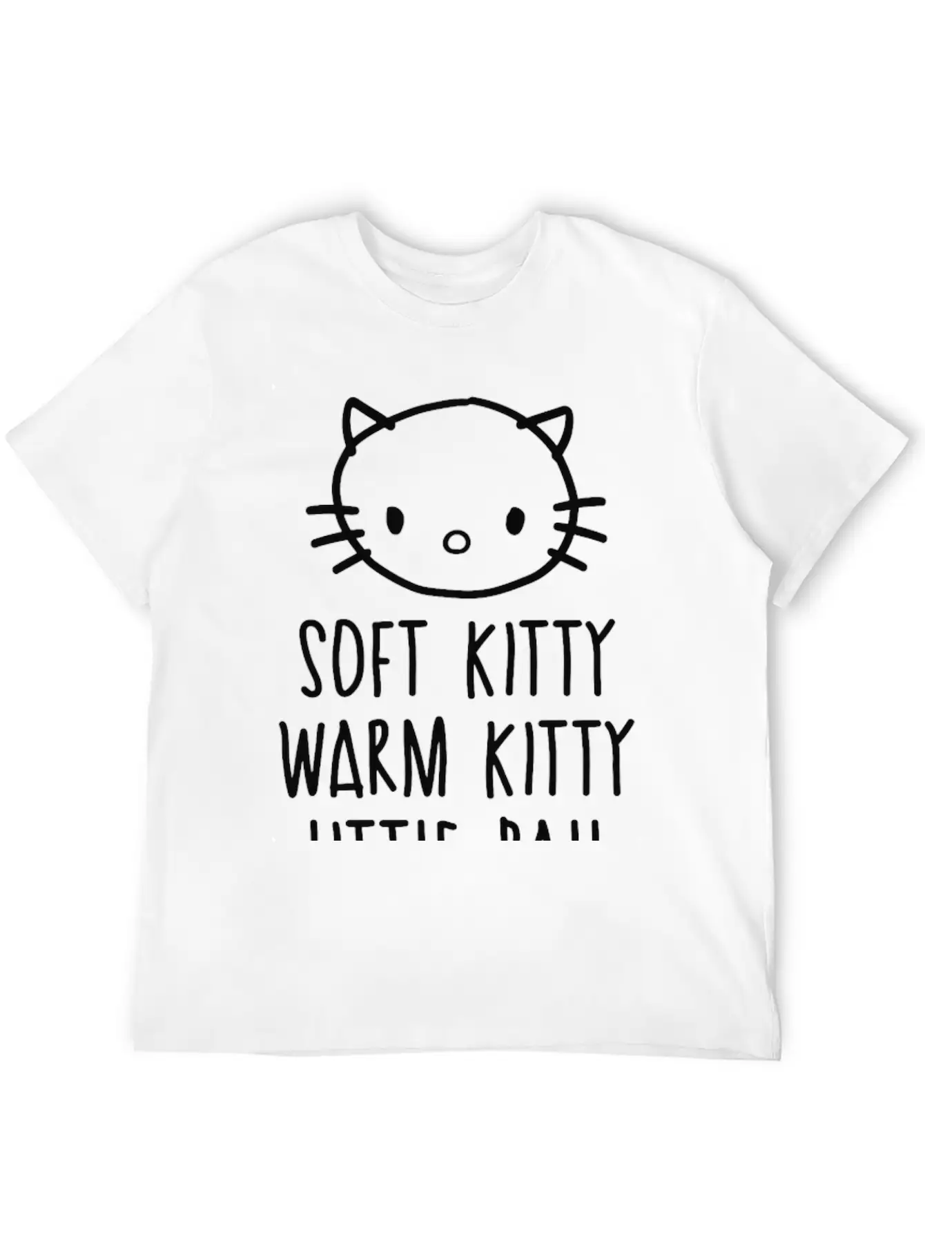 Weird Kitty Stylish Everyday T-Shirt – Unisex Basic Cotton Tee