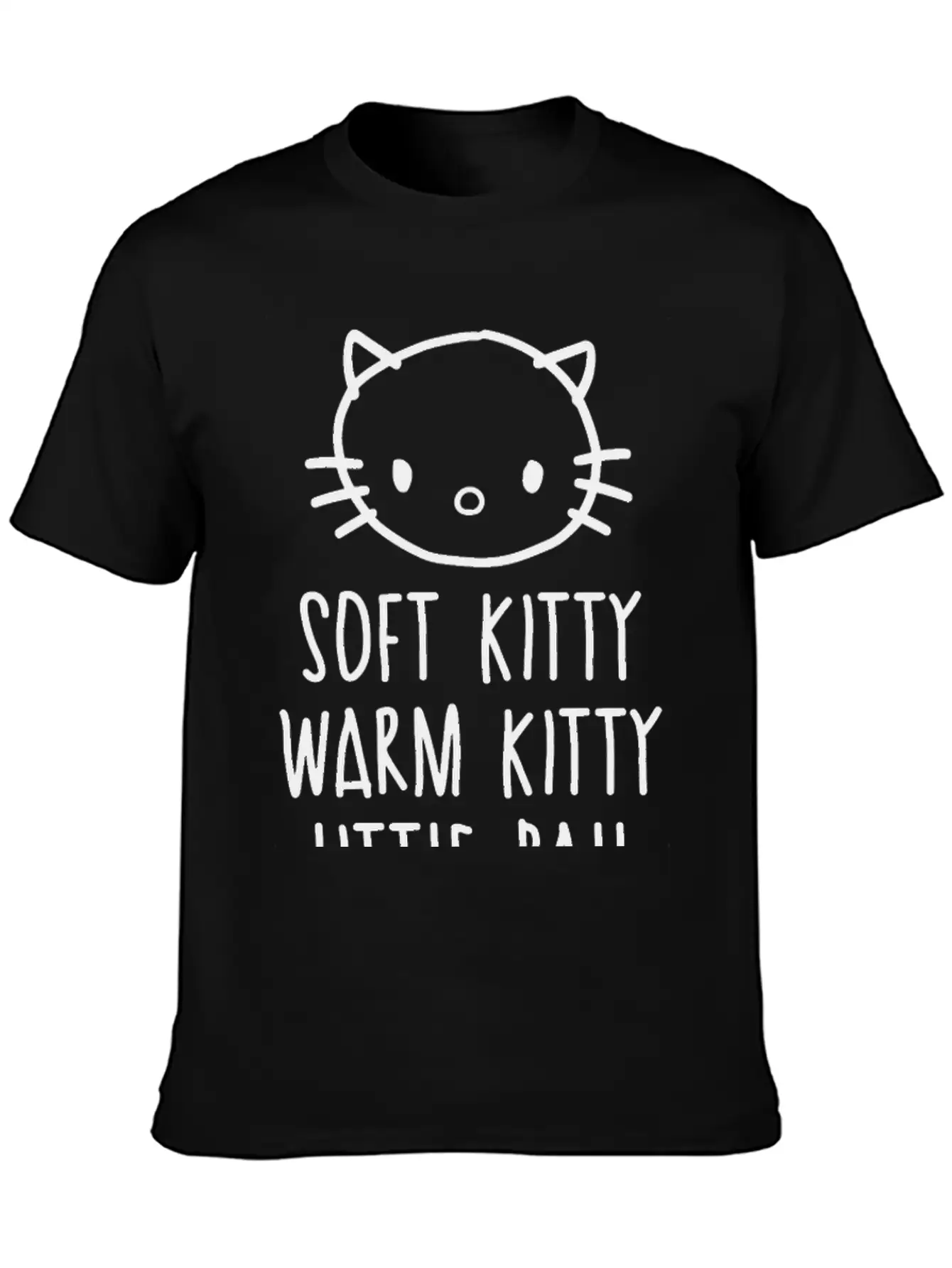 Weird Kitty Stylish Everyday T-Shirt – Unisex Basic Cotton Tee