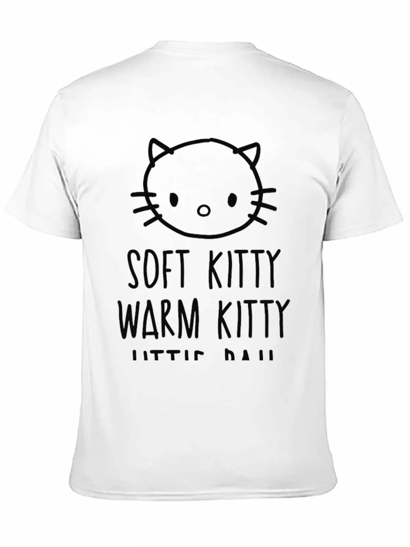 Weird Kitty Stylish Everyday T-Shirt – Unisex Basic Cotton Tee