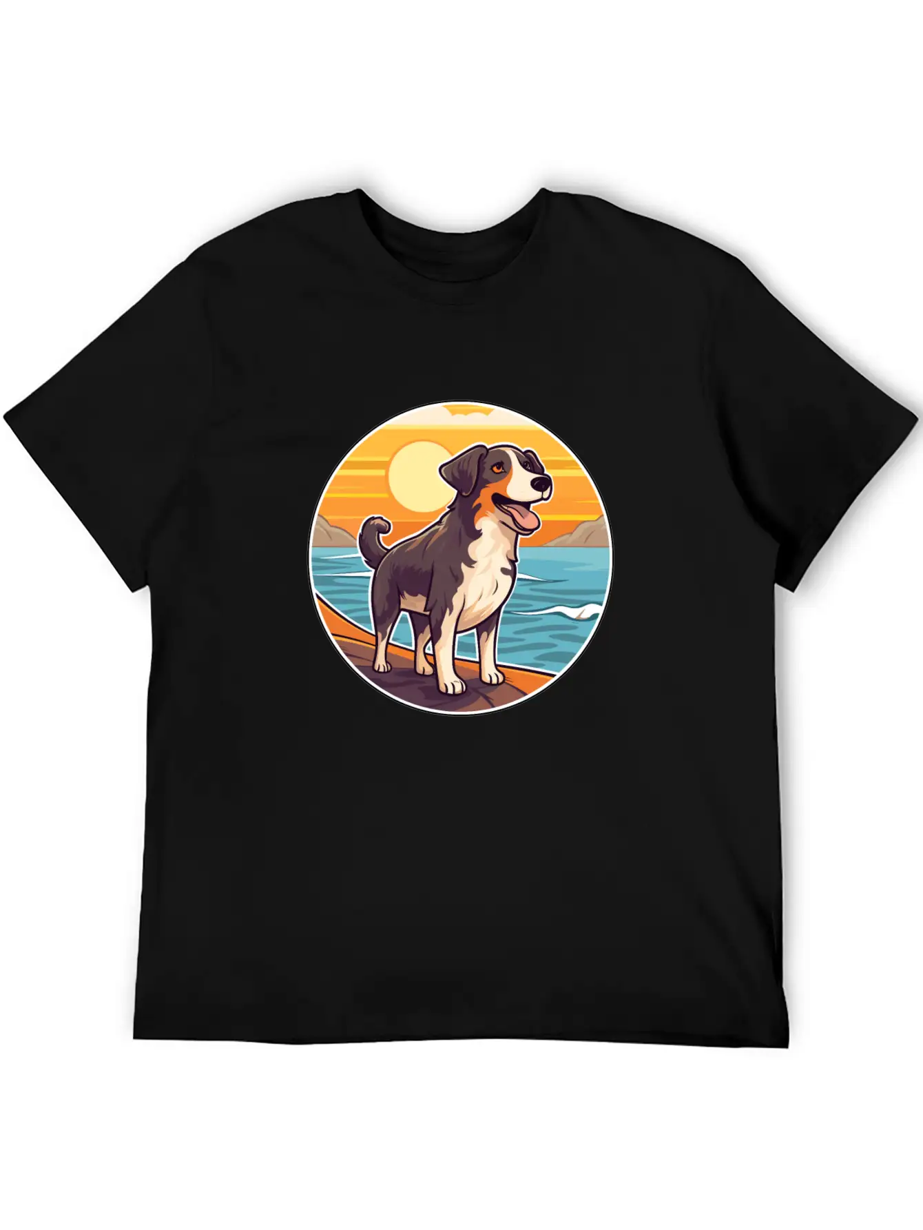 Welsh SheepDog Dog Breed Cartoon Kawaii Clipart Classic Fit Graphic Tee For Daily Comfort – Unisex Cotton Shirt
