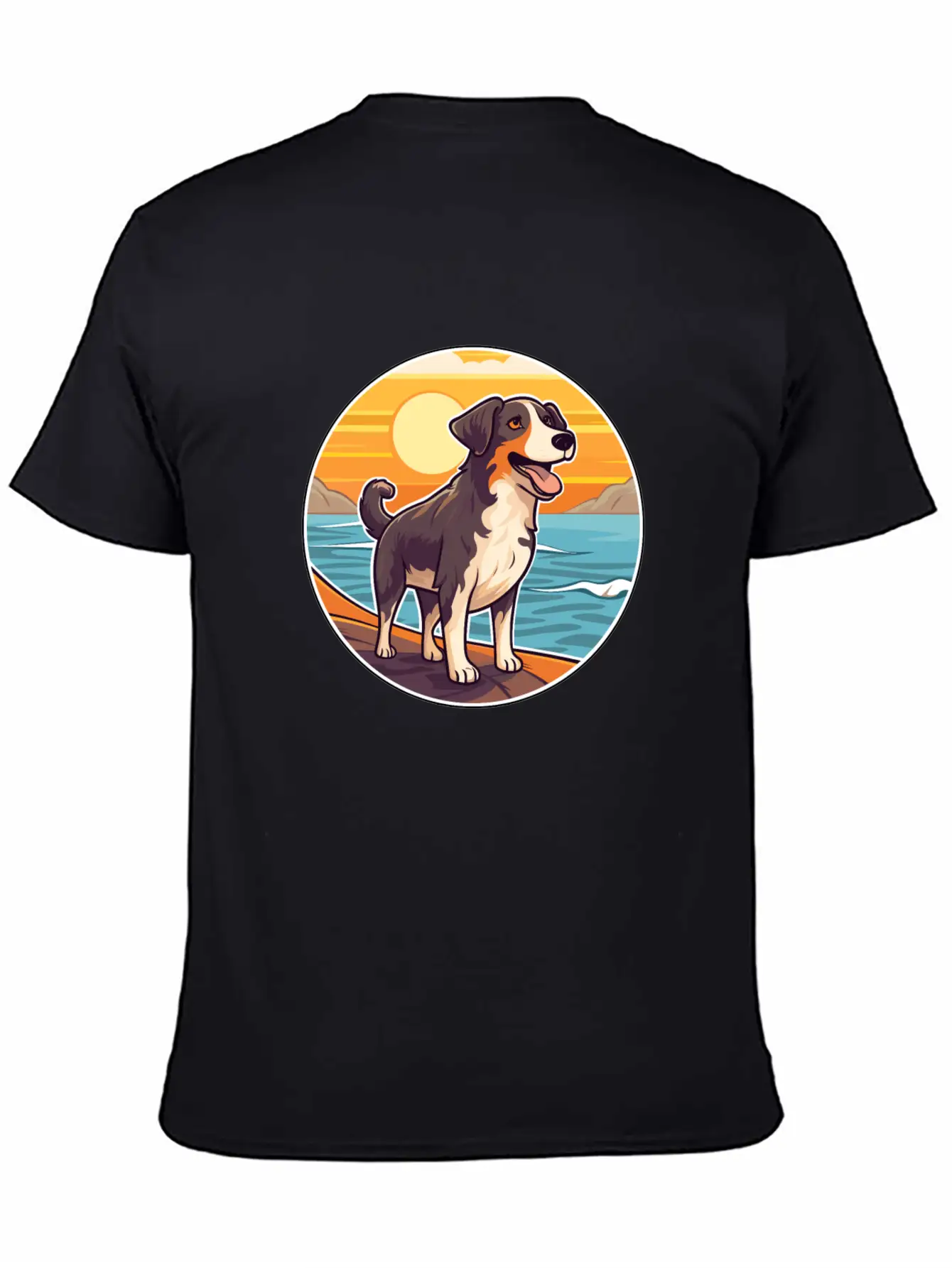 Welsh SheepDog Dog Breed Cartoon Kawaii Clipart Classic Fit Graphic Tee For Daily Comfort – Unisex Cotton Shirt