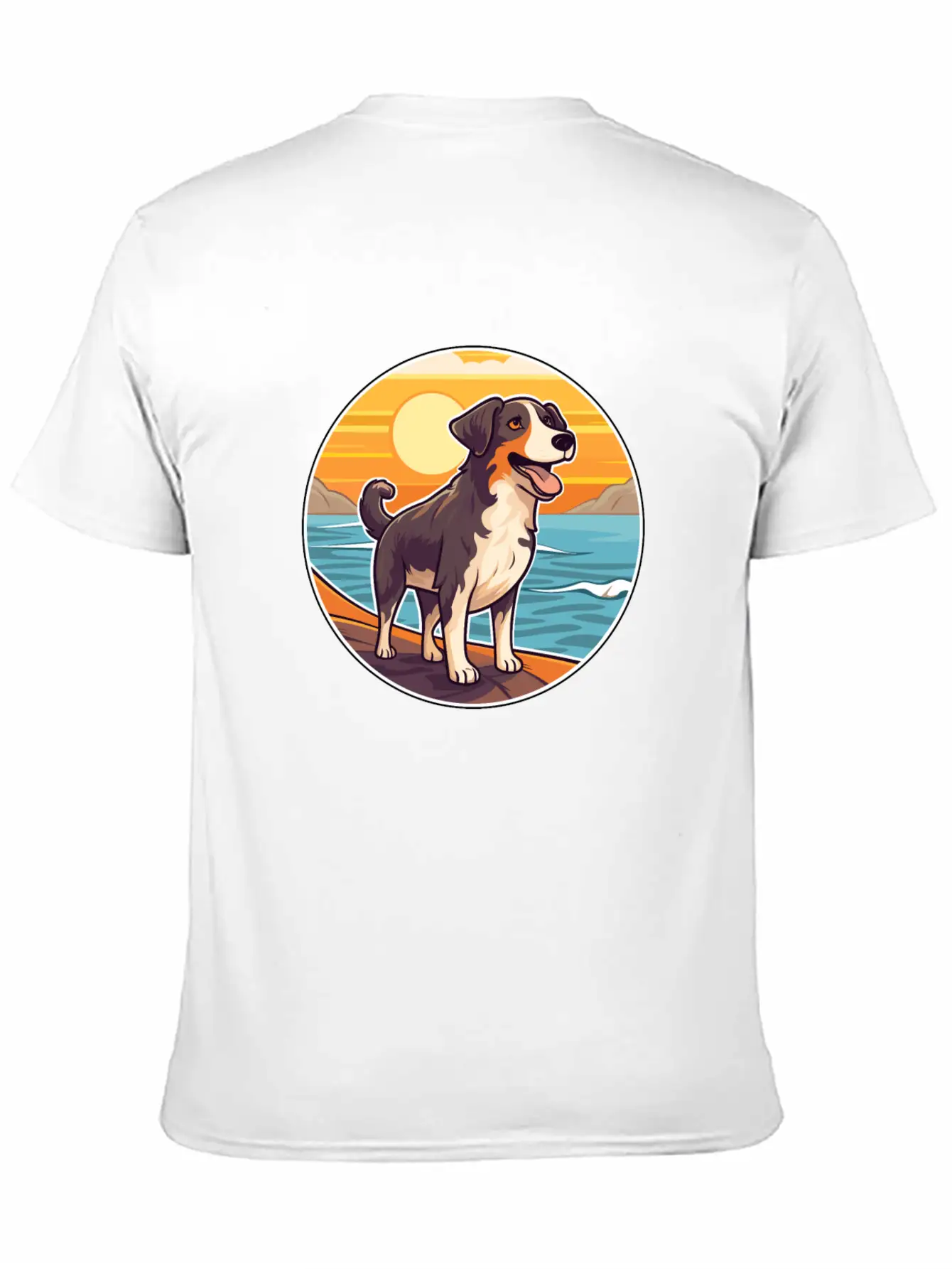 Welsh SheepDog Dog Breed Cartoon Kawaii Clipart Classic Fit Graphic Tee For Daily Comfort – Unisex Cotton Shirt