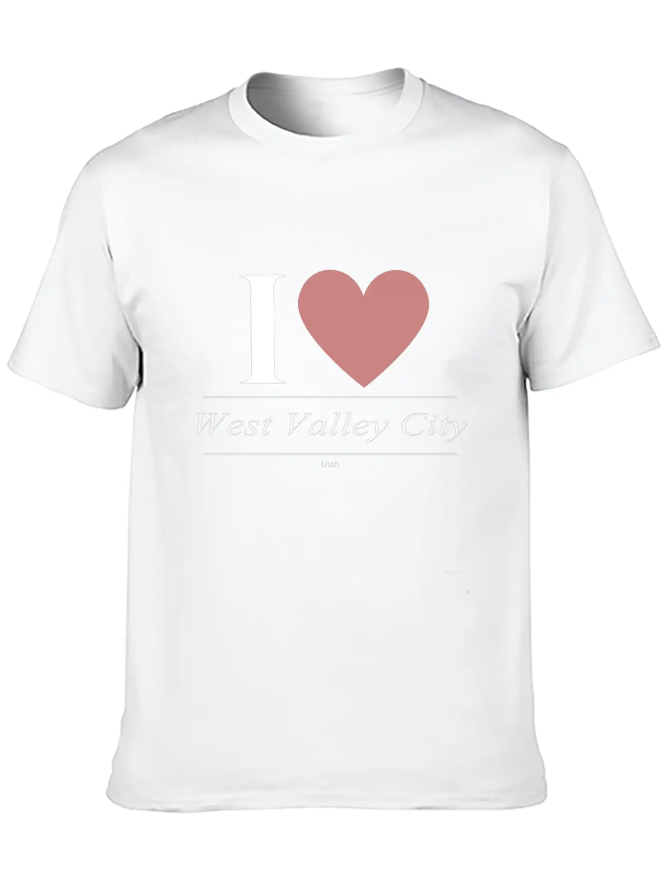 West Valley City Utah UT Utahn Basic Graphic T-Shirt – Daily Comfort In Soft Cotton