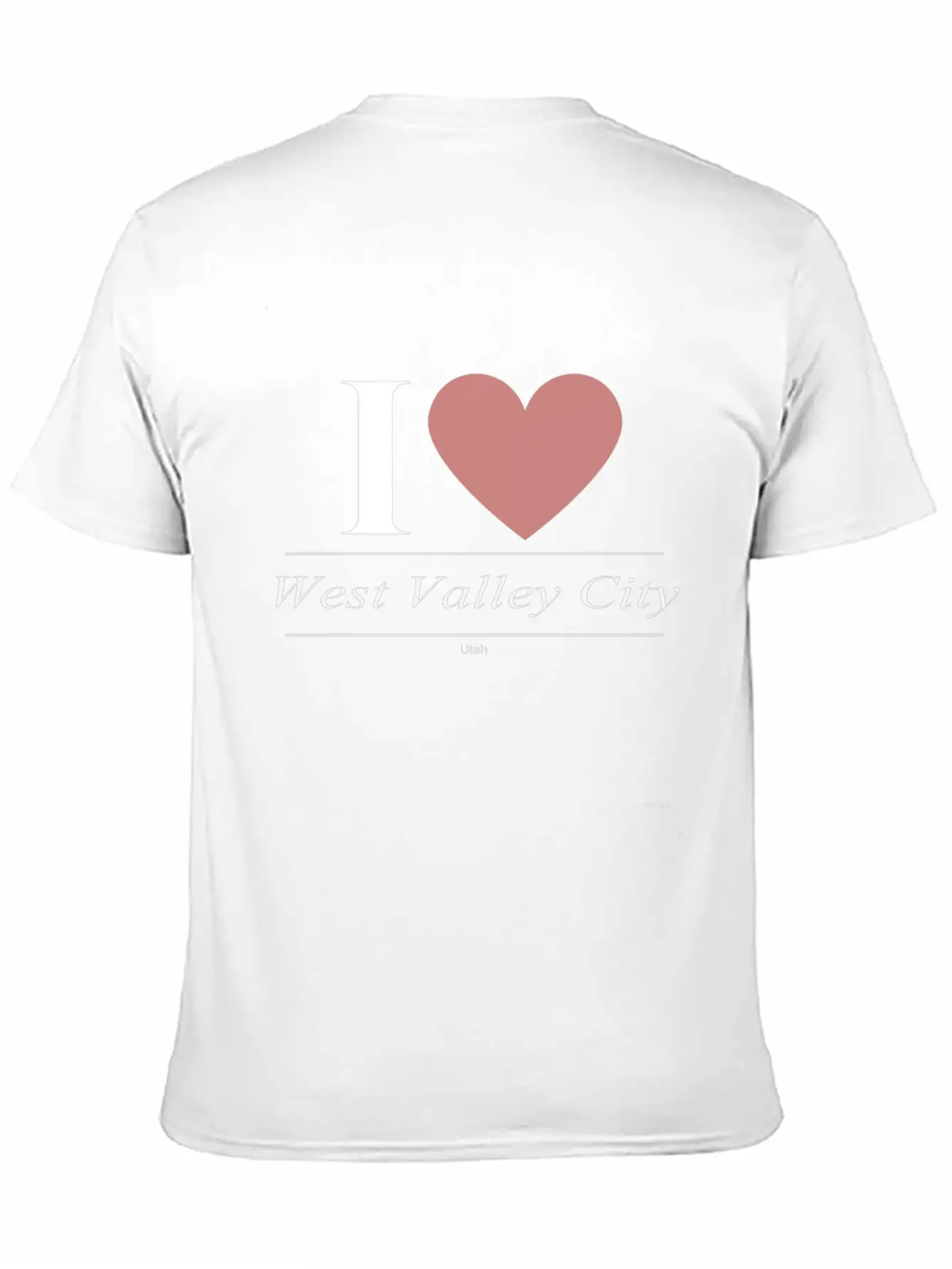 West Valley City Utah UT Utahn Basic Graphic T-Shirt – Daily Comfort In Soft Cotton