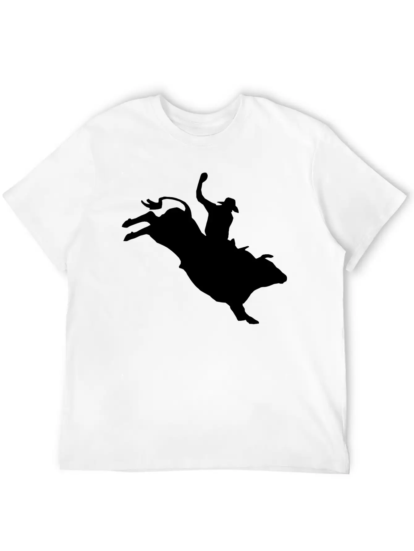 Western Rodeo - Bullrider Lightweight Cotton T-Shirt – Daily Comfort Graphic Shirt