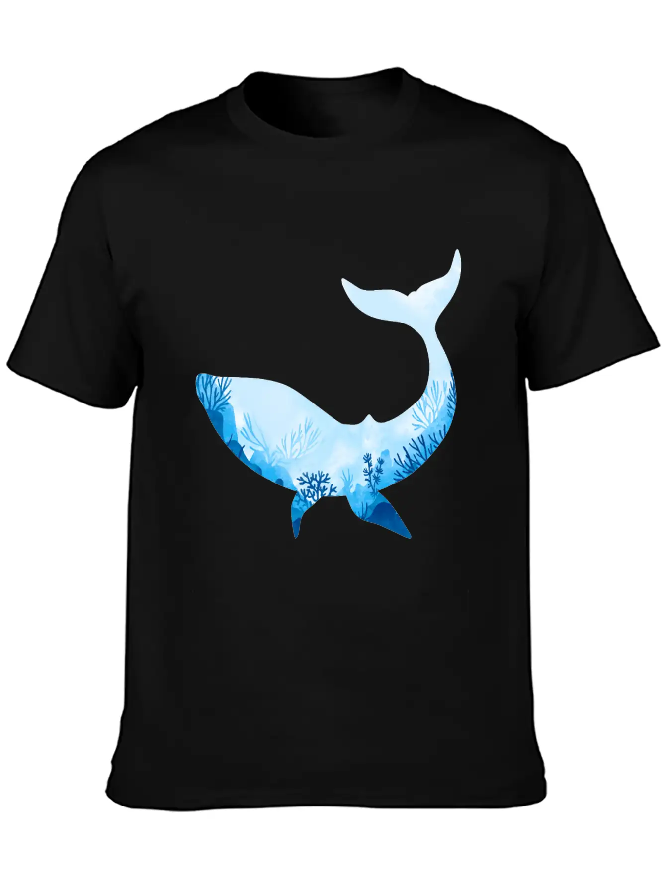 Whale With Ocean Diver Design Love Scuba Diving Basic Graphic T-Shirt – Daily Comfort In Soft Cotton