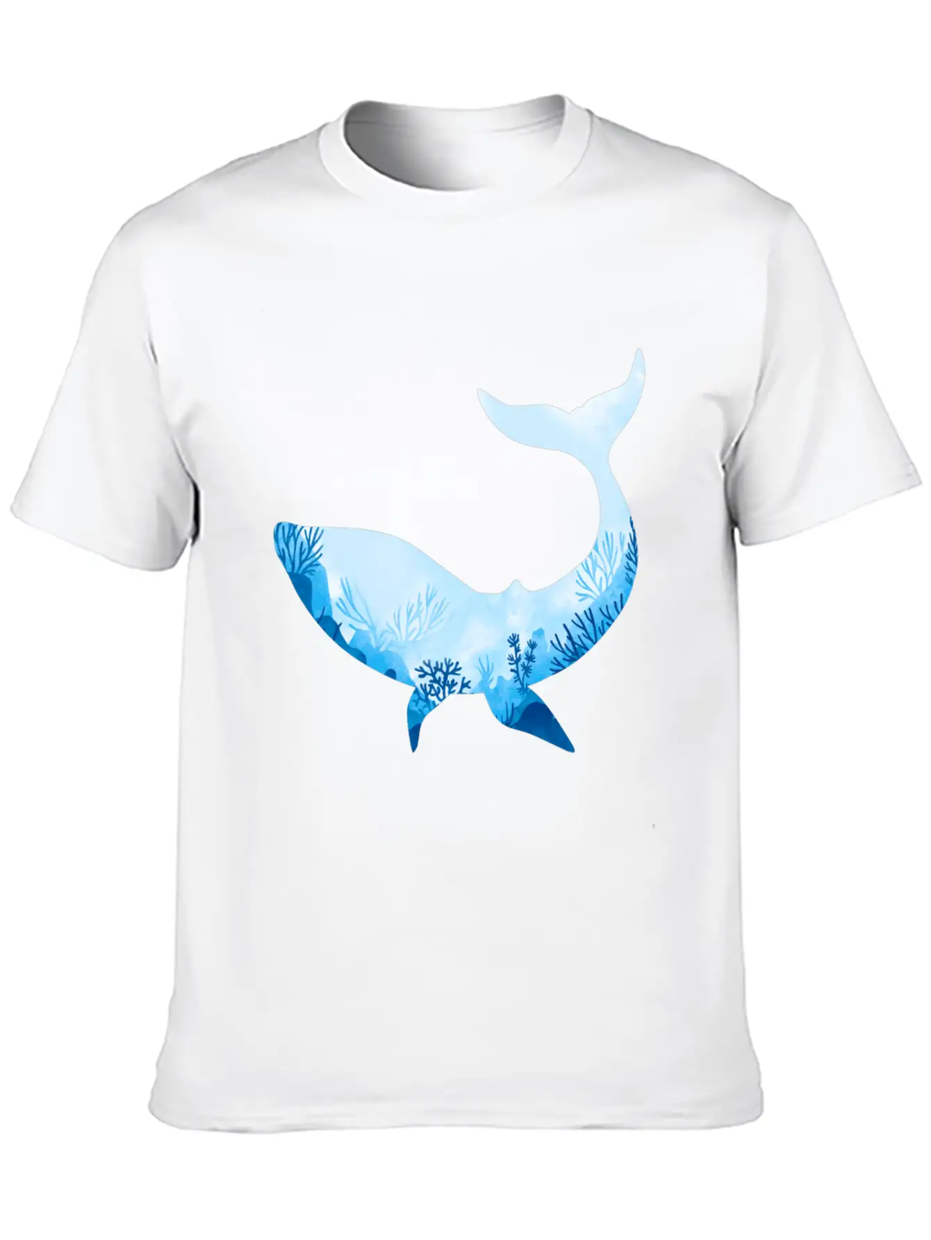 Whale With Ocean Diver Design Love Scuba Diving Basic Graphic T-Shirt – Daily Comfort In Soft Cotton