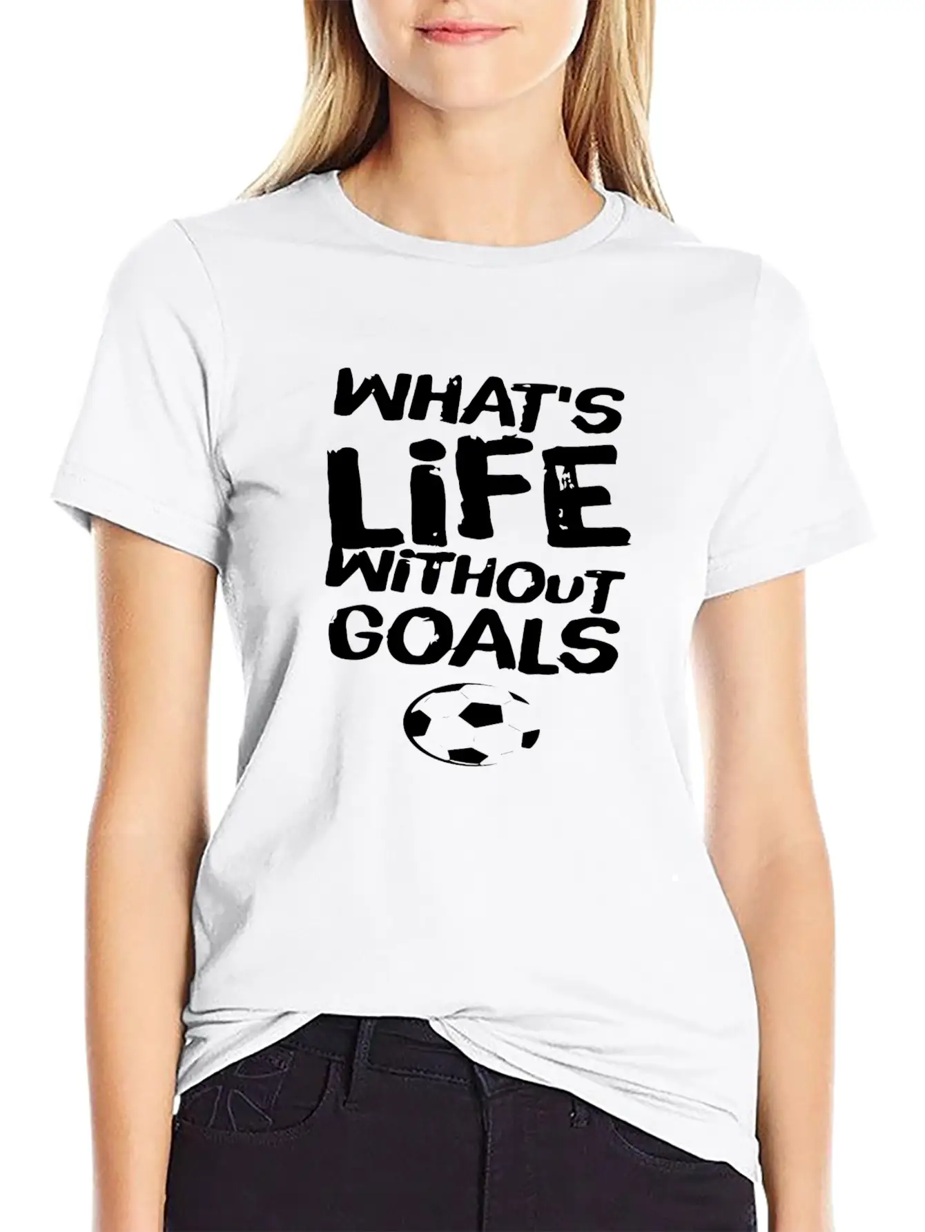 What S Life Without Goals 1 Unisex Casual T-Shirt ��� Clean Design For Daily Comfort