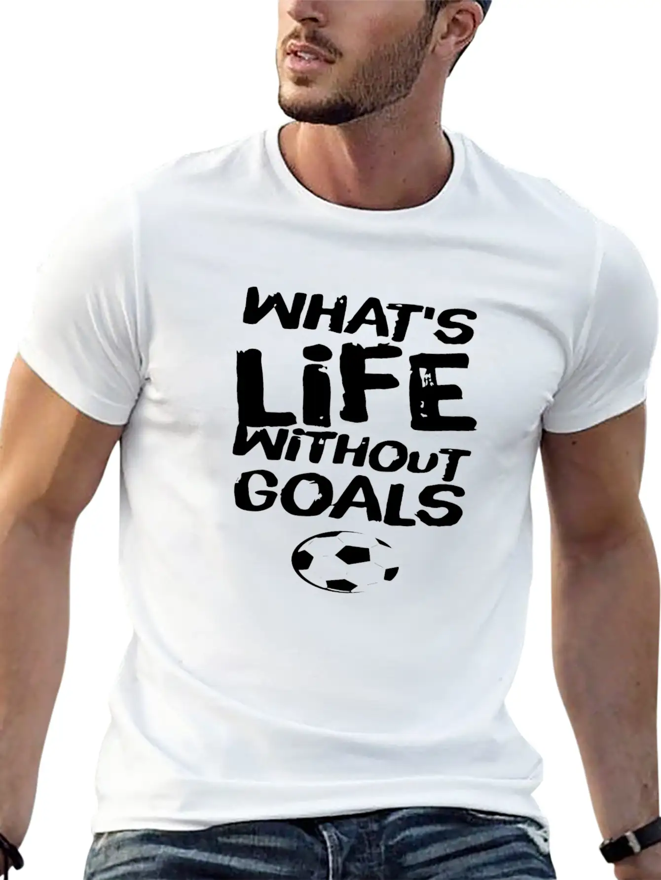 What S Life Without Goals 1 Unisex Casual T-Shirt ��� Clean Design For Daily Comfort