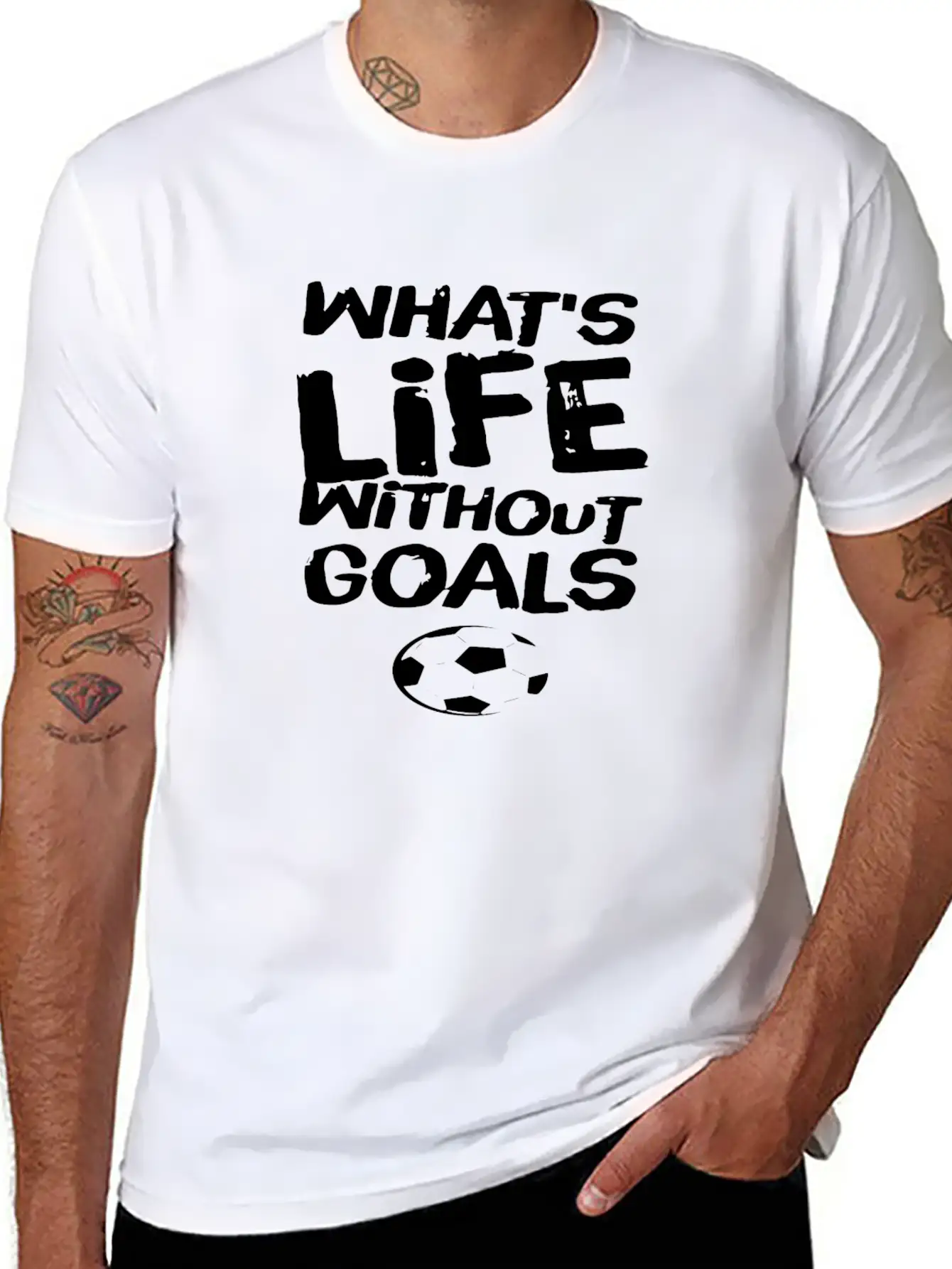 What S Life Without Goals 1 Unisex Casual T-Shirt ��� Clean Design For Daily Comfort