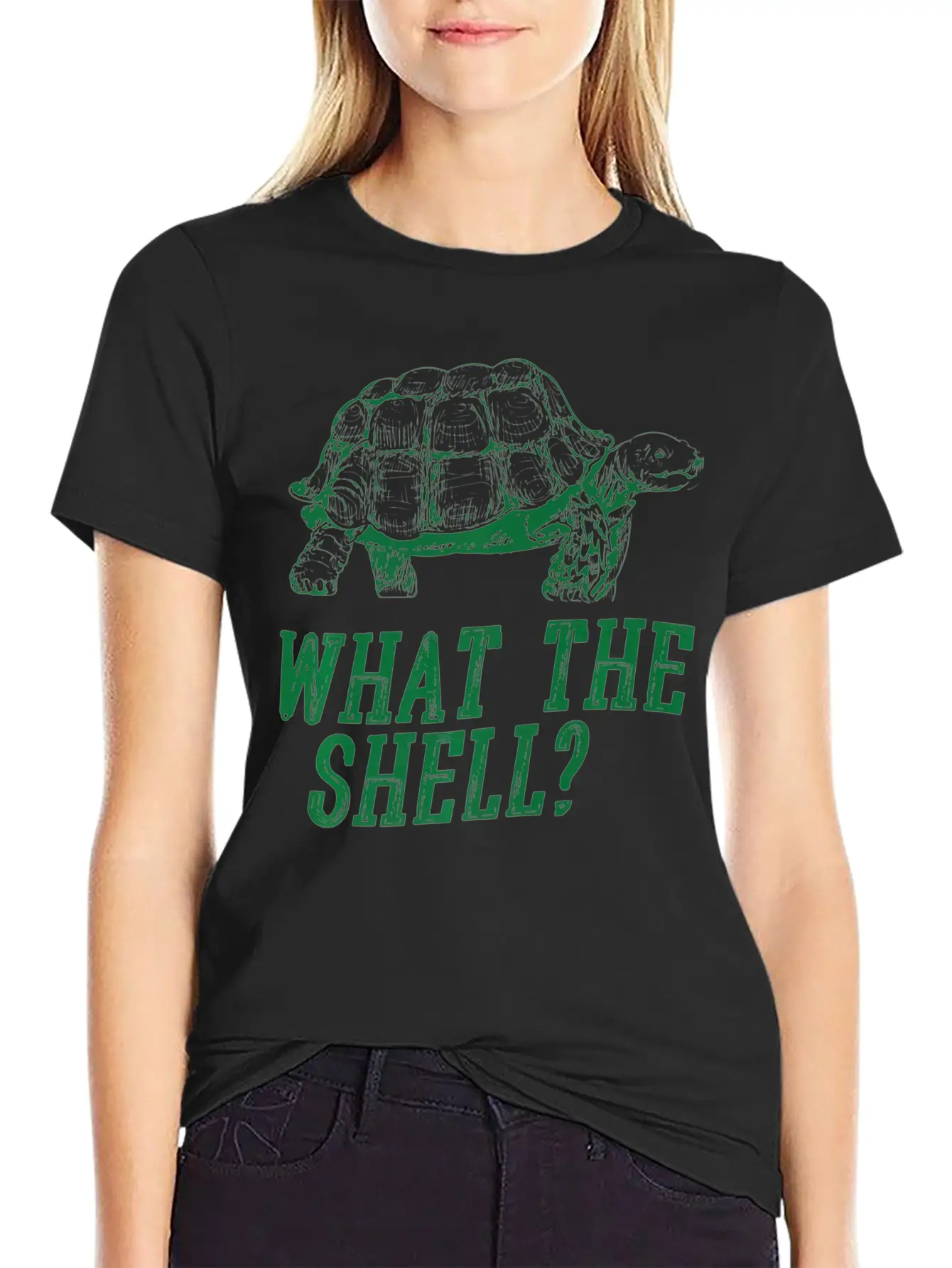 What The Shell Turtley Tortoise Turtle Funny Essential Cotton Tee For Daily Outfits – Unisex Style