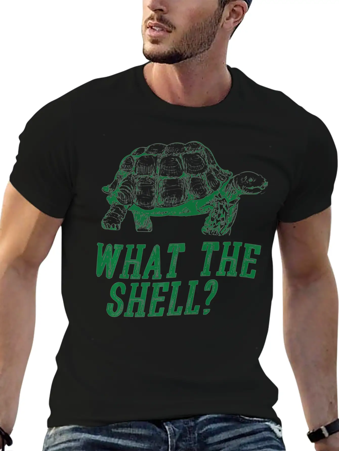What The Shell Turtley Tortoise Turtle Funny Essential Cotton Tee For Daily Outfits – Unisex Style