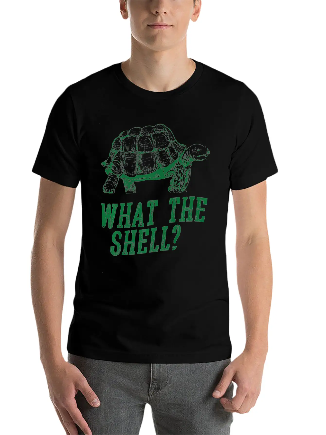 What The Shell Turtley Tortoise Turtle Funny Essential Cotton Tee For Daily Outfits – Unisex Style