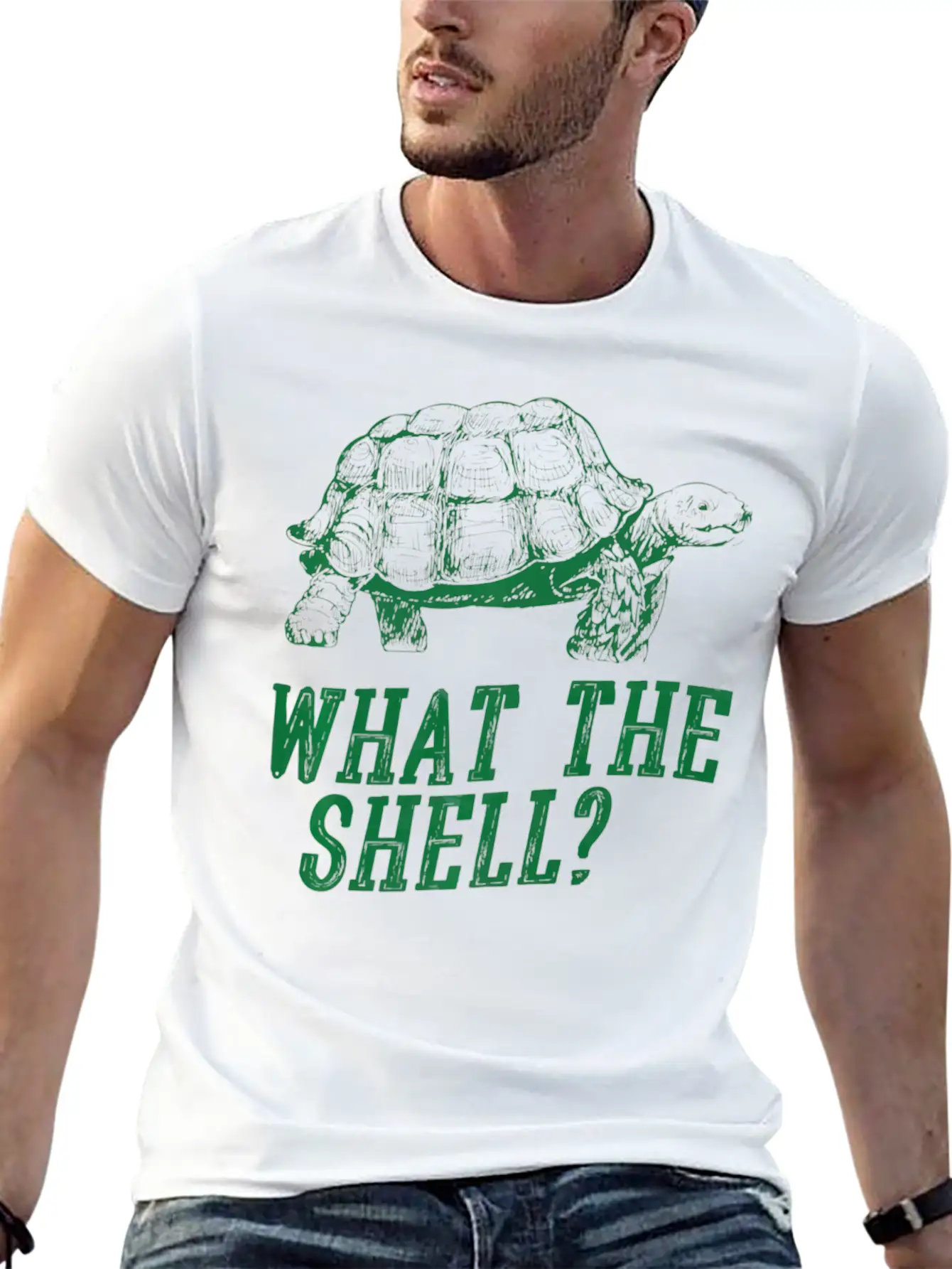 What The Shell Turtley Tortoise Turtle Funny Essential Cotton Tee For Daily Outfits – Unisex Style