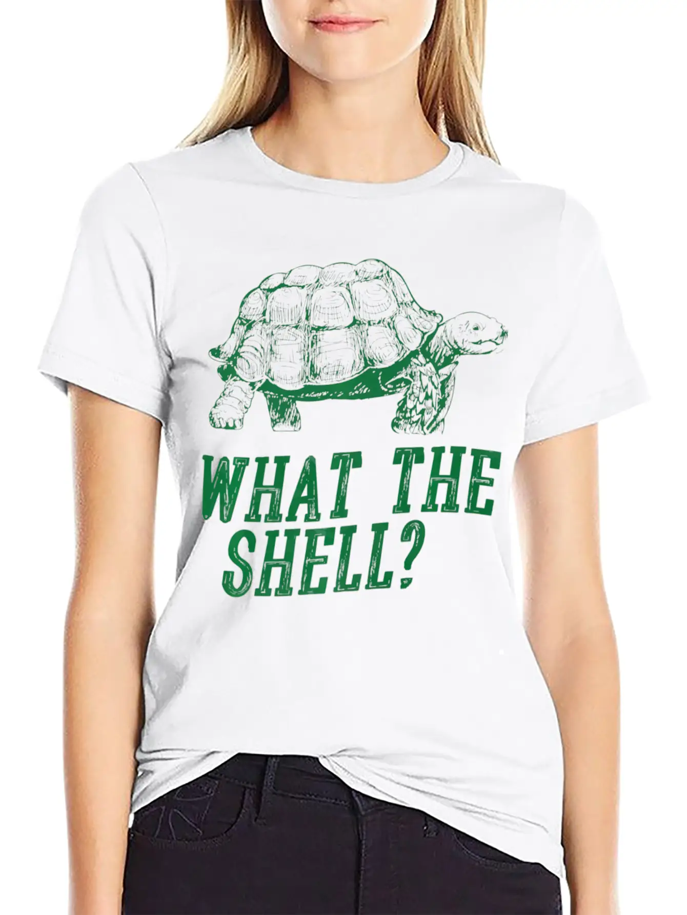 What The Shell Turtley Tortoise Turtle Funny Essential Cotton Tee For Daily Outfits – Unisex Style