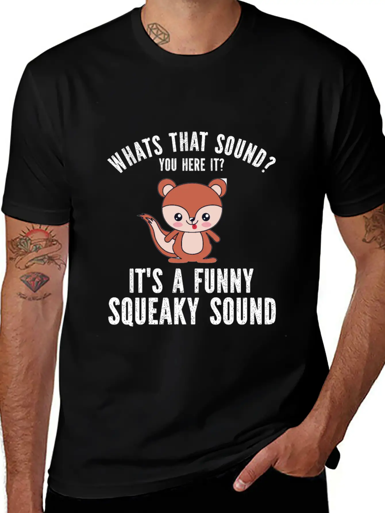 Whats That Sound You Here It It S A Funny Squeaky Modern Fit Casual T-Shirt – Clean And Versatile Design