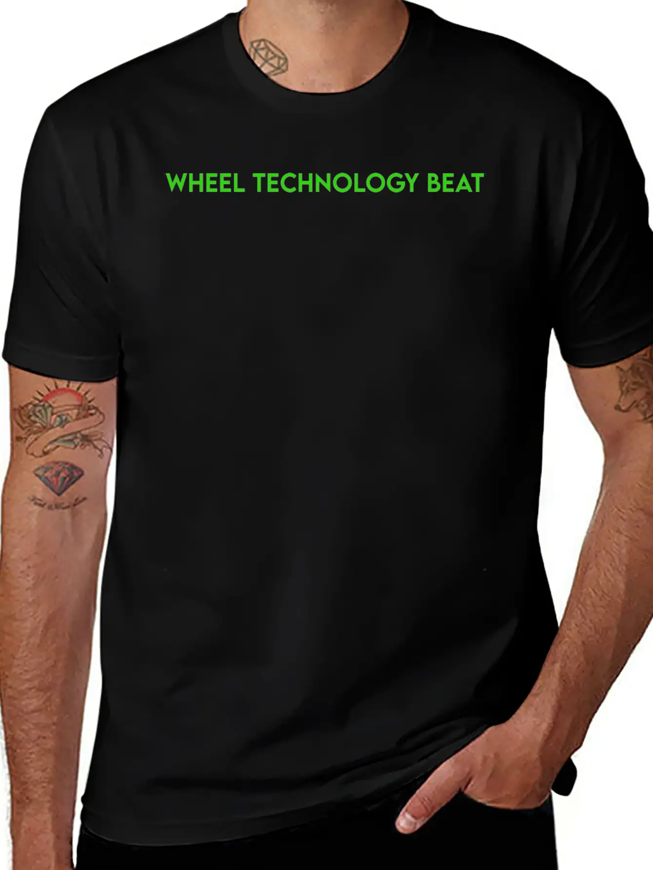 WHEEL TECHNOLOGY BEAT Comfortable Minimalist Graphic Tee – Summer Style Essential
