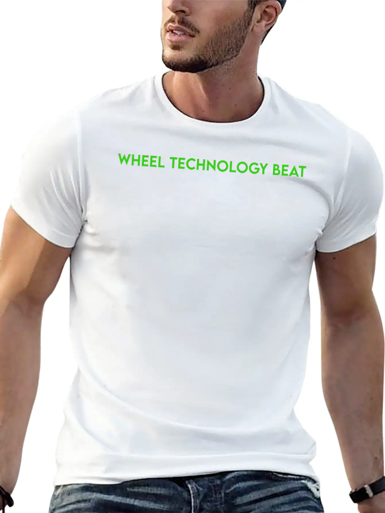 WHEEL TECHNOLOGY BEAT Comfortable Minimalist Graphic Tee – Summer Style Essential