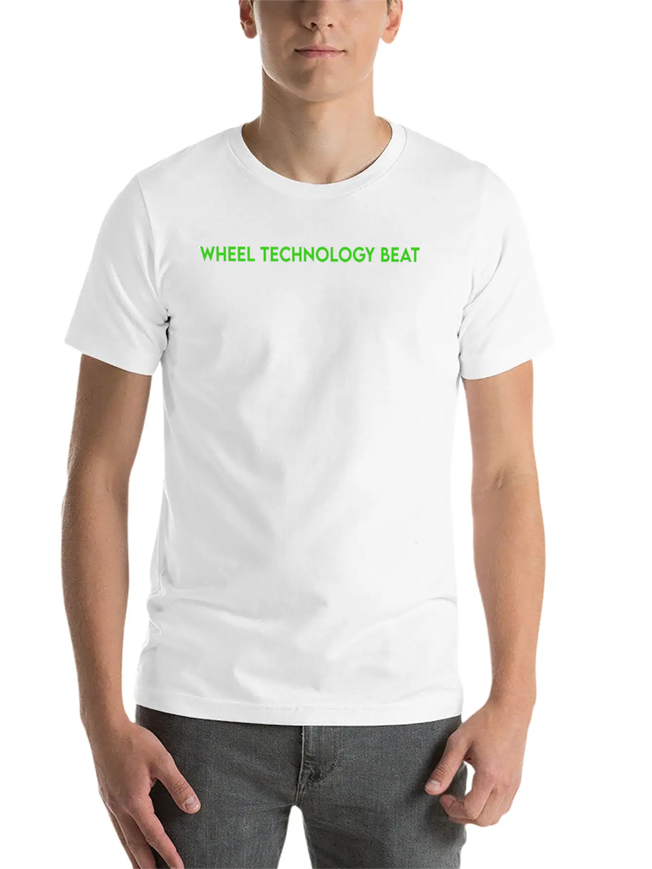 WHEEL TECHNOLOGY BEAT Comfortable Minimalist Graphic Tee – Summer Style Essential
