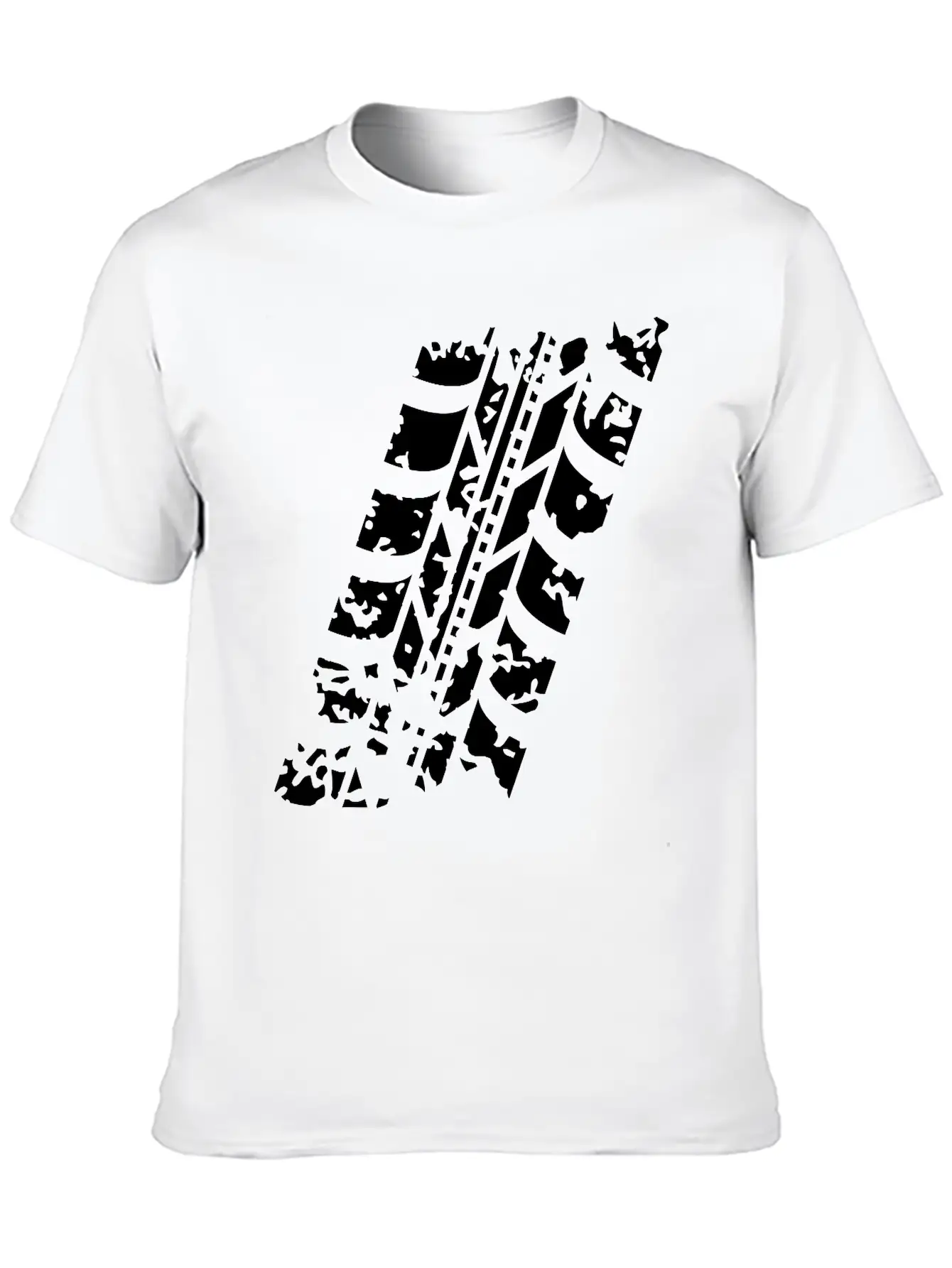 Wheel Track Lightweight Cotton T-Shirt – Daily Comfort Graphic Shirt