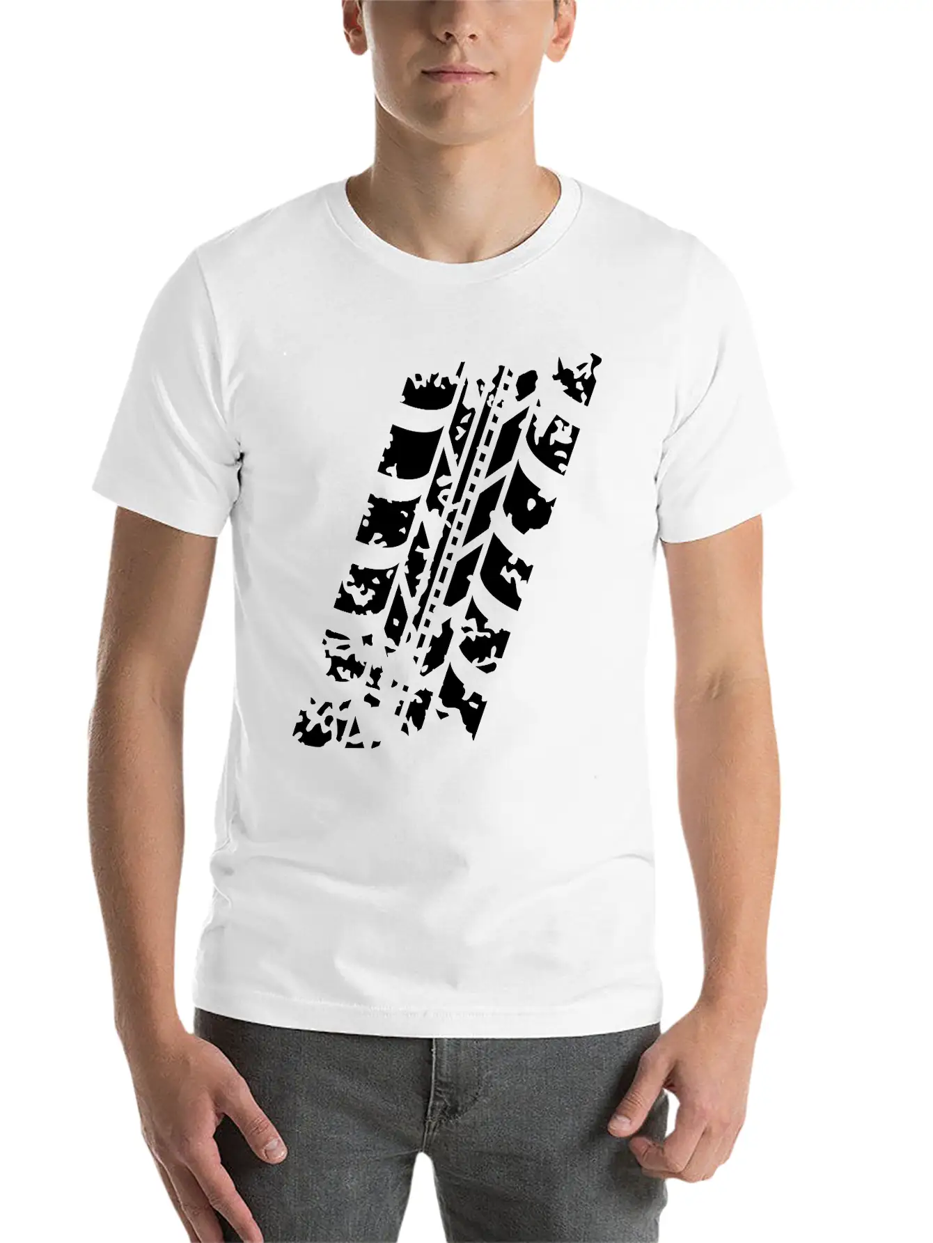 Wheel Track Lightweight Cotton T-Shirt – Daily Comfort Graphic Shirt