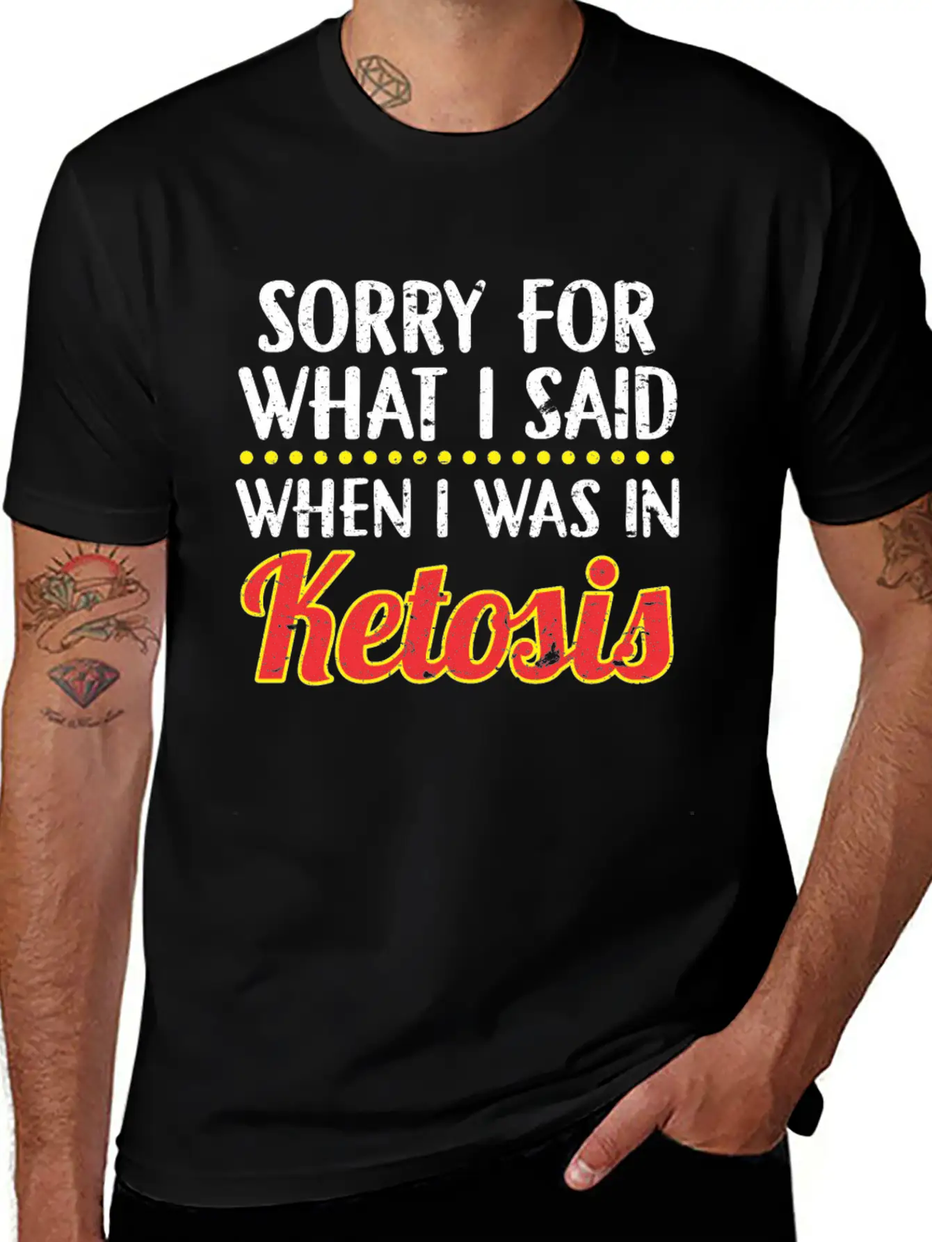When I Was In Ketosis Diet Keto Basic Graphic T-Shirt – Daily Comfort In Soft Cotton
