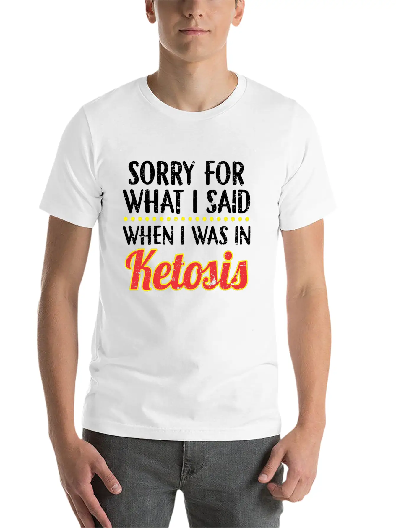 When I Was In Ketosis Diet Keto Basic Graphic T-Shirt – Daily Comfort In Soft Cotton