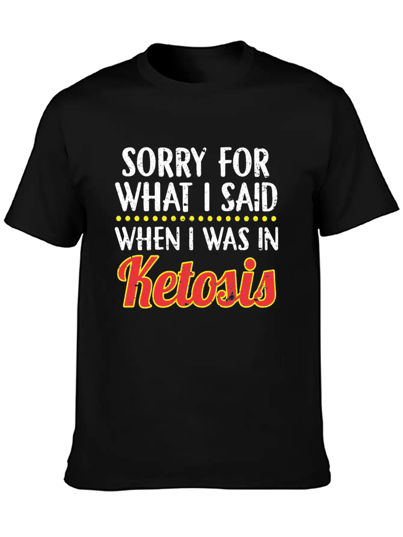 When I Was In Ketosis Diet Keto Basic Graphic T-Shirt – Daily Comfort In Soft Cotton
