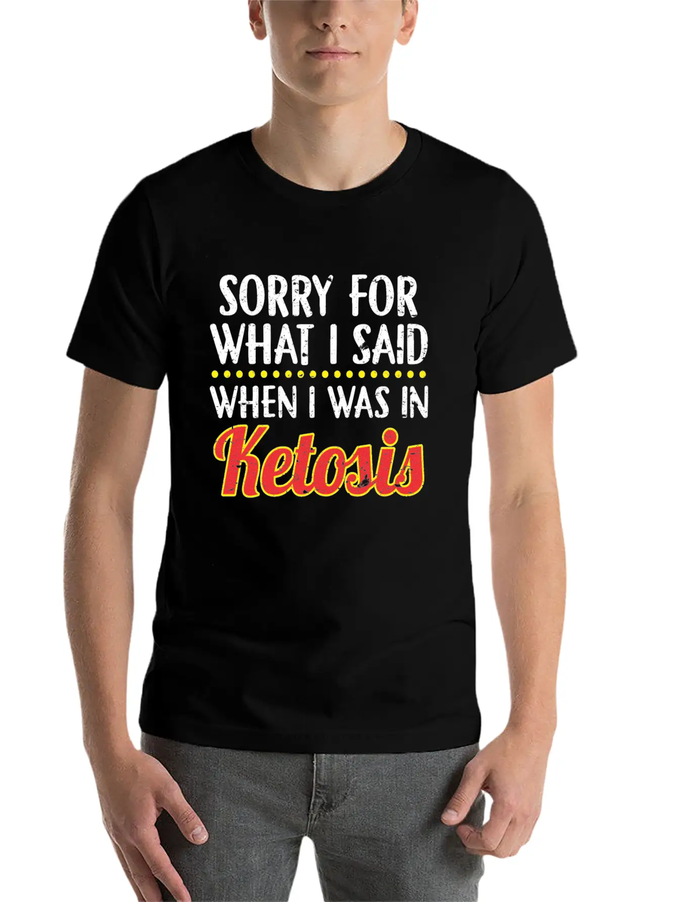 When I Was In Ketosis Diet Keto Basic Graphic T-Shirt – Daily Comfort In Soft Cotton
