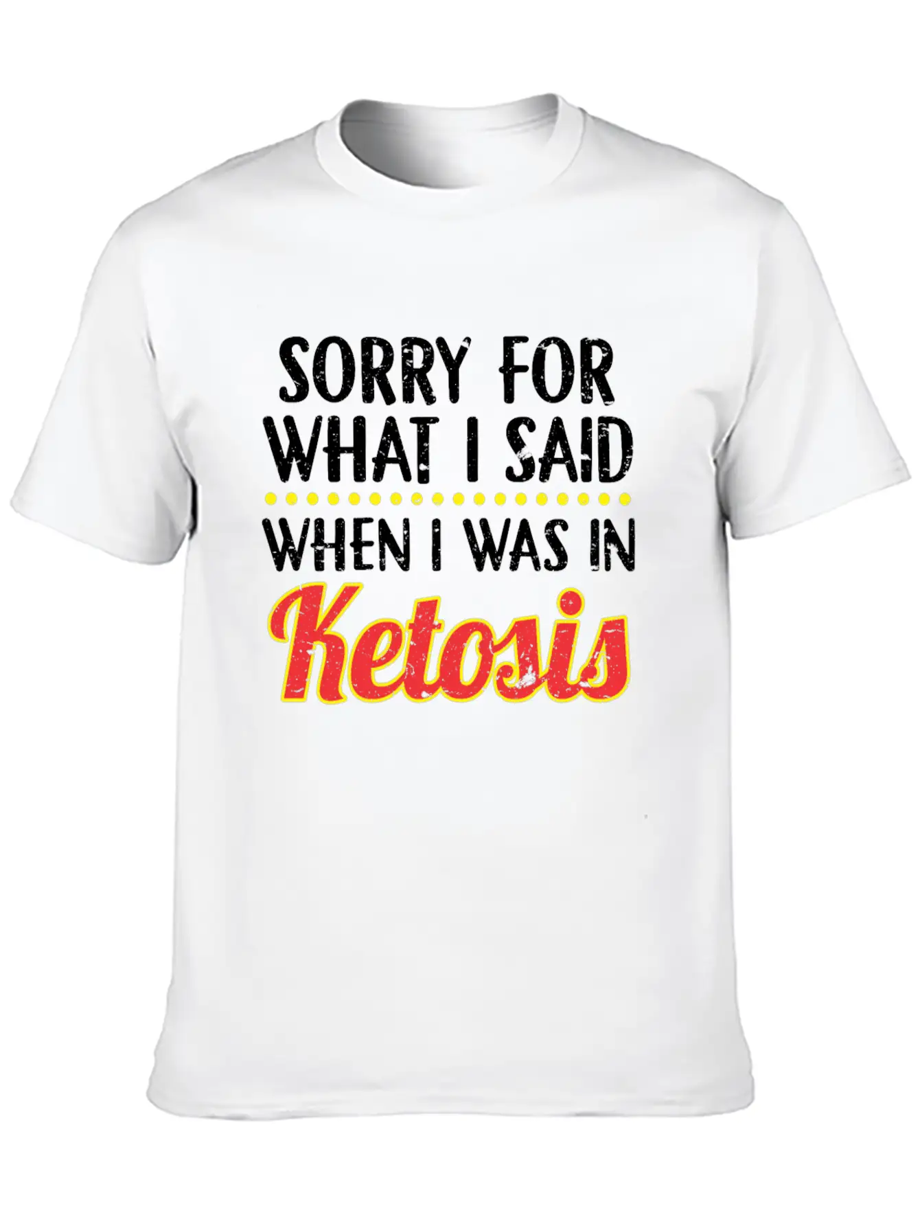 When I Was In Ketosis Diet Keto Basic Graphic T-Shirt – Daily Comfort In Soft Cotton