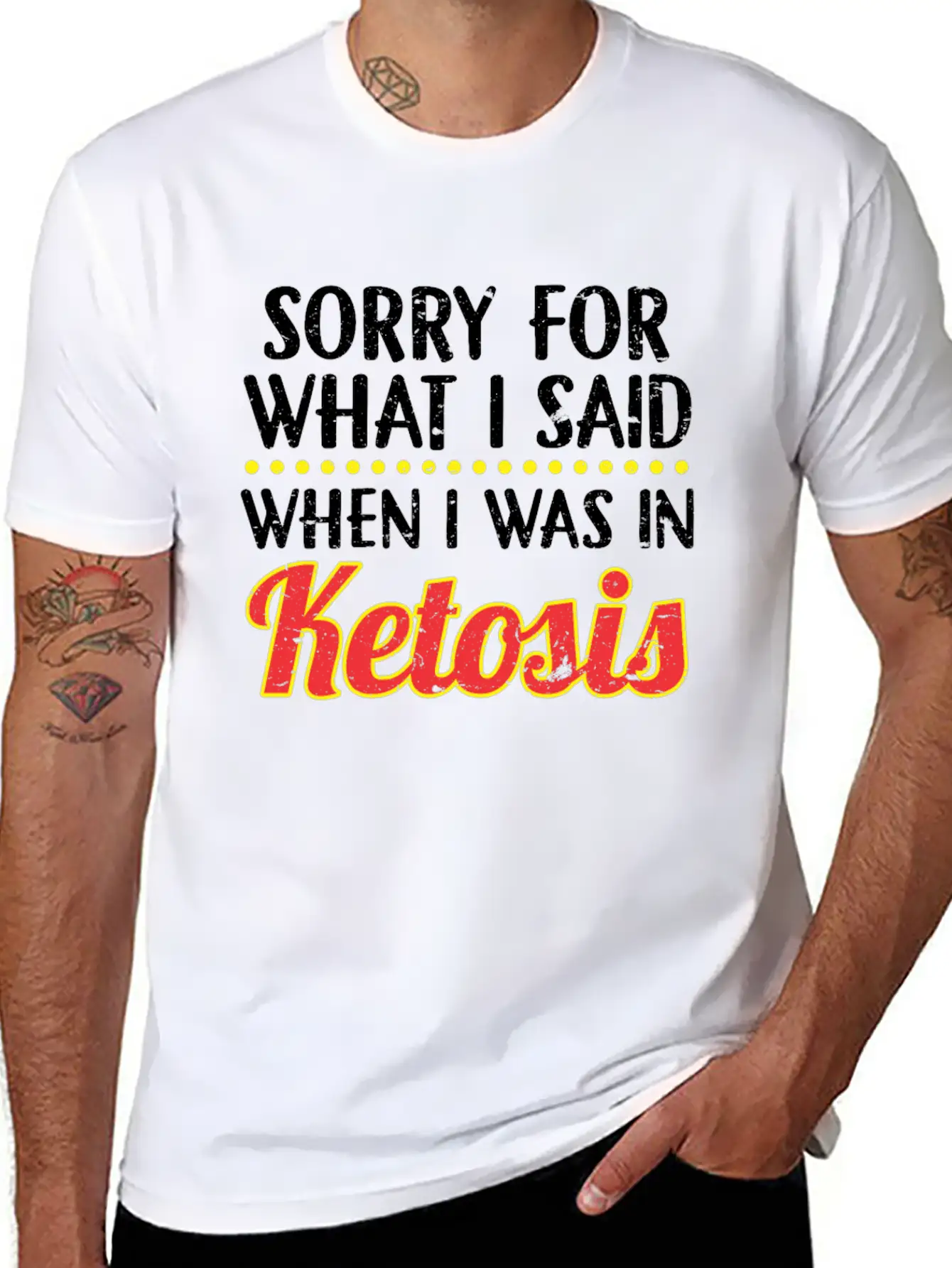 When I Was In Ketosis Diet Keto Basic Graphic T-Shirt – Daily Comfort In Soft Cotton