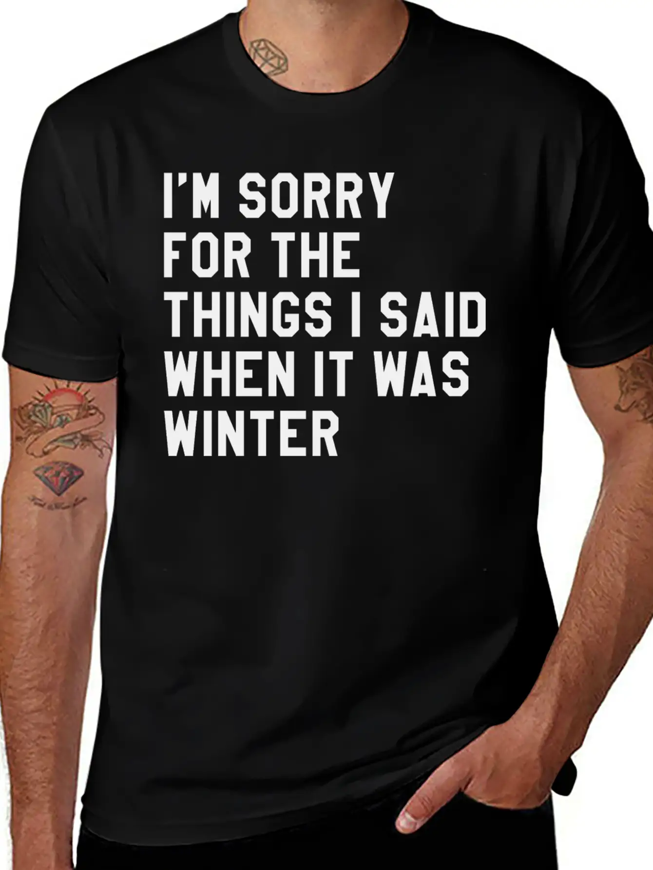 When It Was Winter Lightweight Cotton T-Shirt – Daily Comfort Graphic Shirt