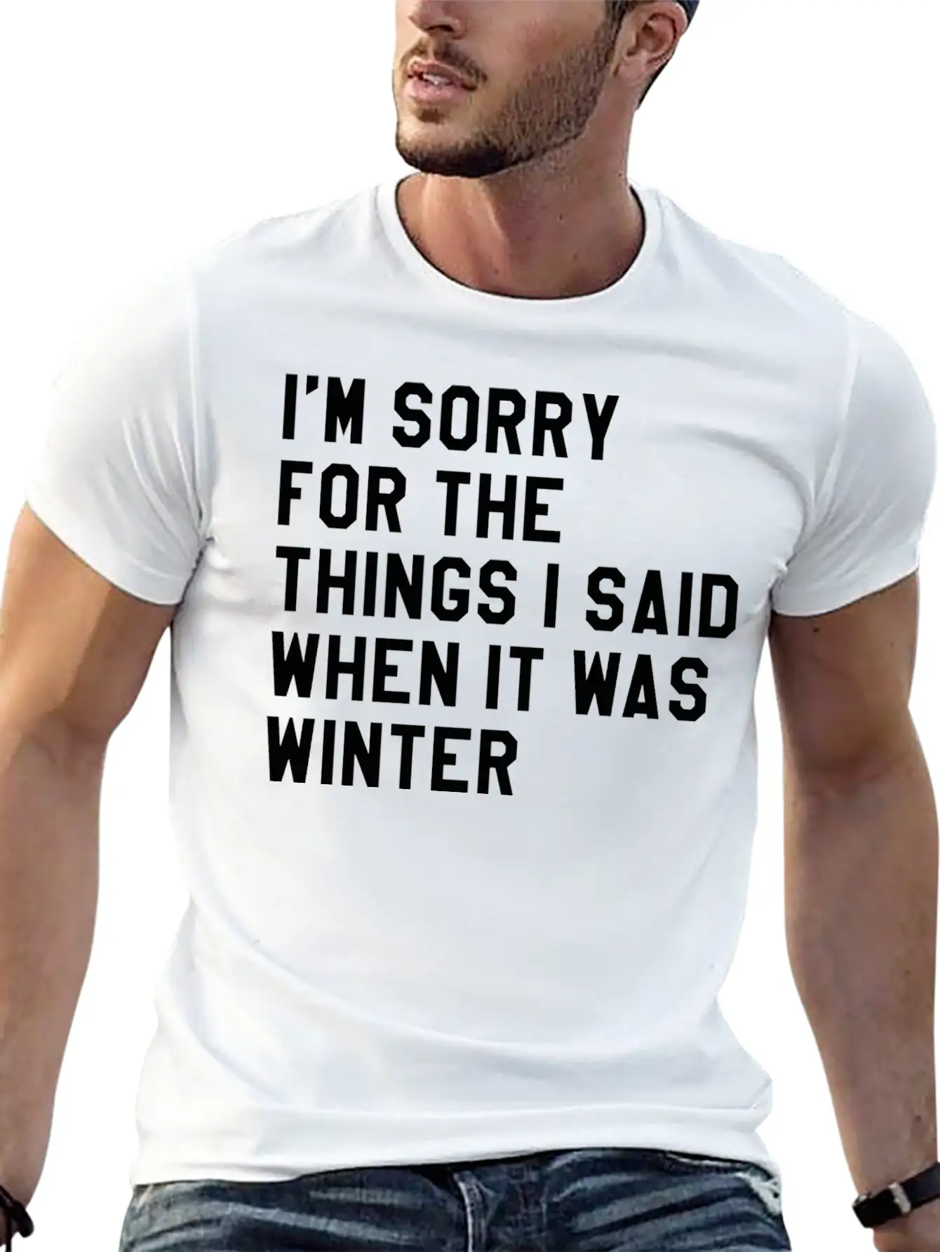 When It Was Winter Lightweight Cotton T-Shirt – Daily Comfort Graphic Shirt