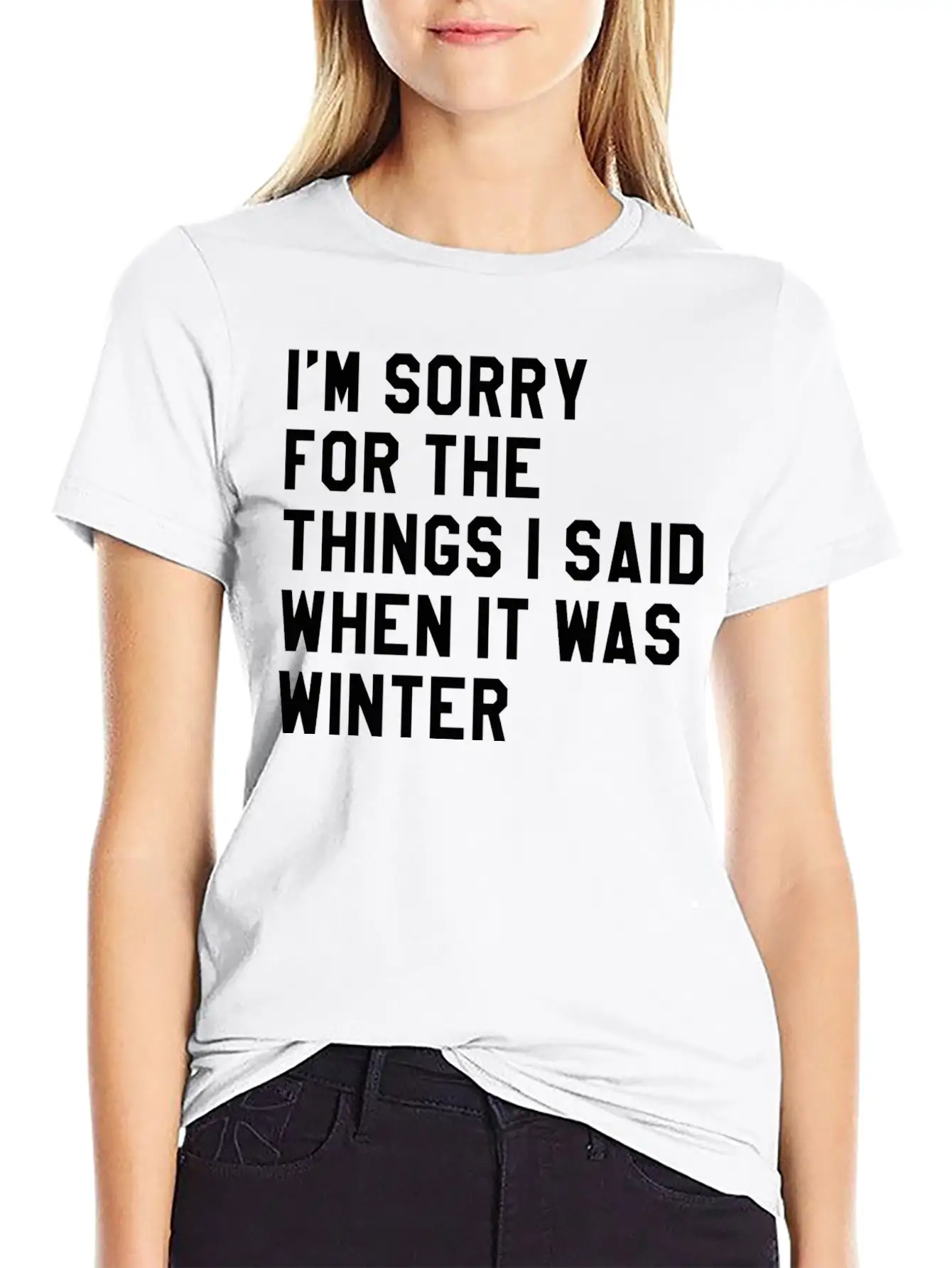 When It Was Winter Lightweight Cotton T-Shirt – Daily Comfort Graphic Shirt