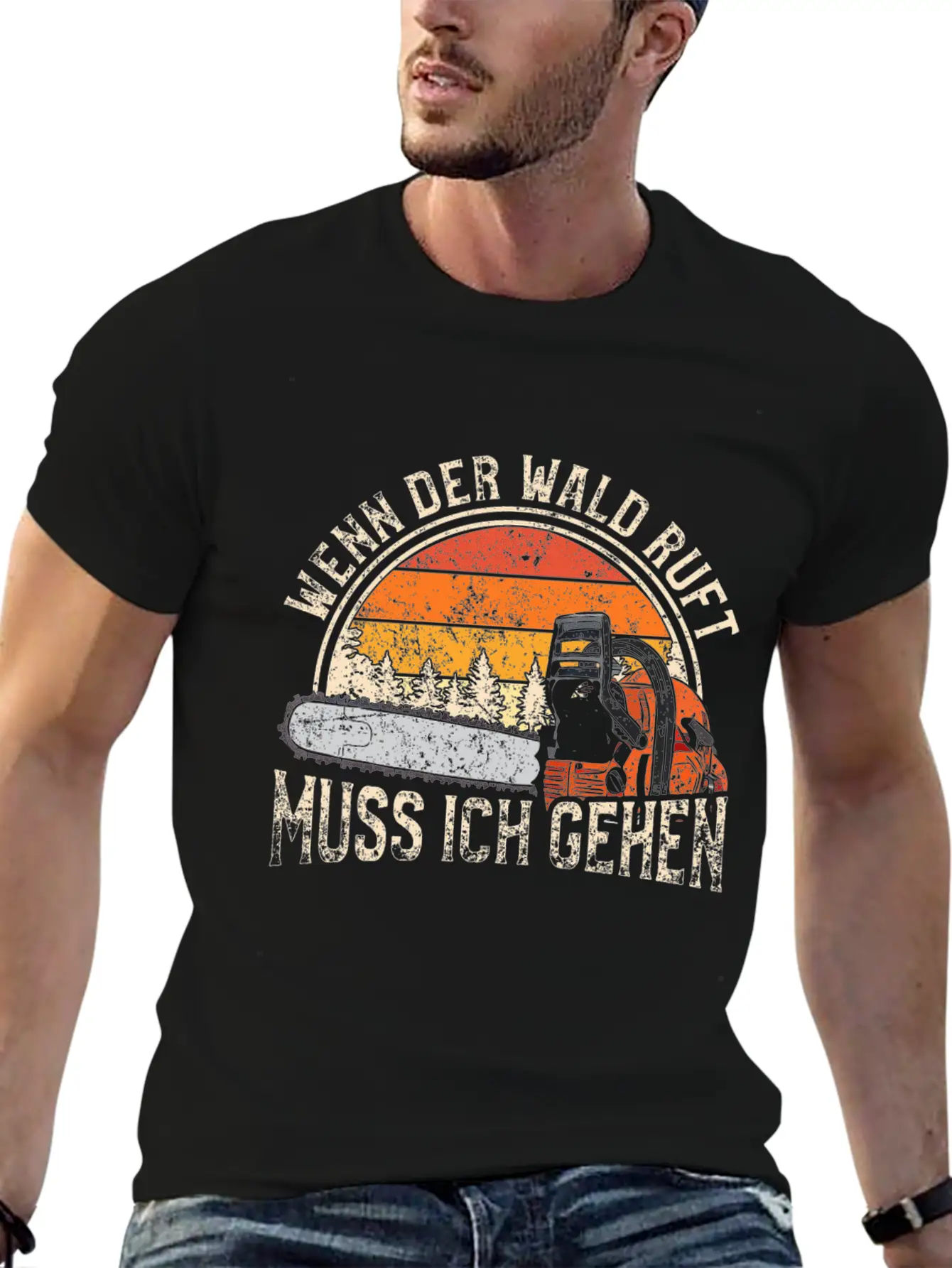 When The Forest Calls I Must Go Forest Ranger Essential Cotton Tee For Daily Outfits – Unisex Style
