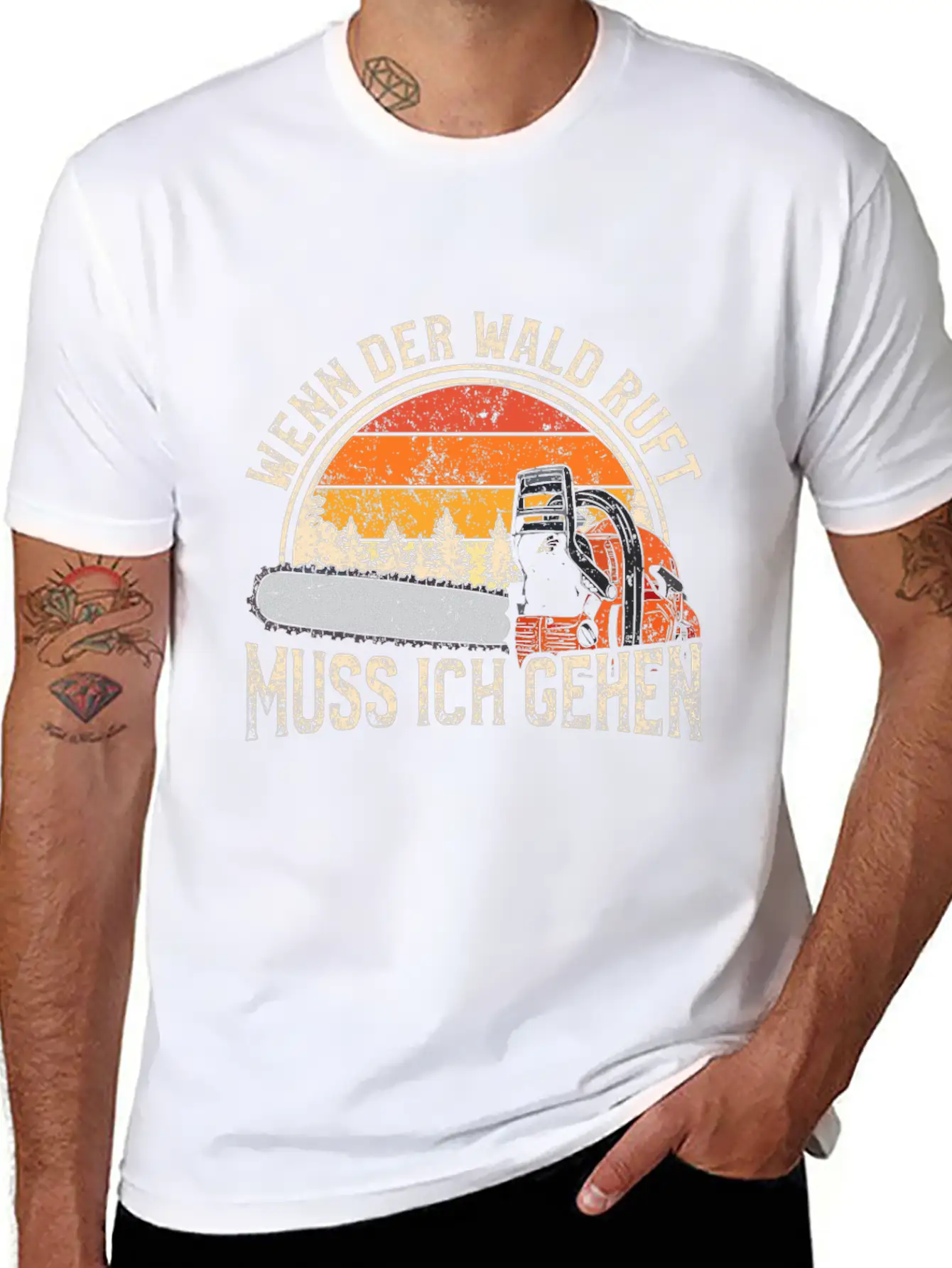 When The Forest Calls I Must Go Forest Ranger Essential Cotton Tee For Daily Outfits – Unisex Style
