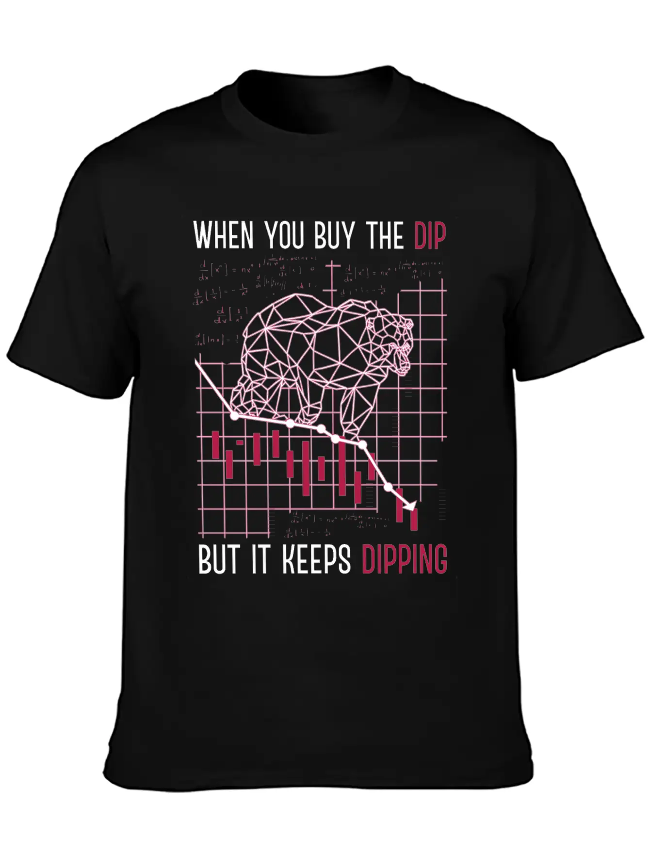 When You Buy The Dip But It Keep Dipping Stock Exc Lightweight Cotton T-Shirt – Daily Comfort Graphic Shirt
