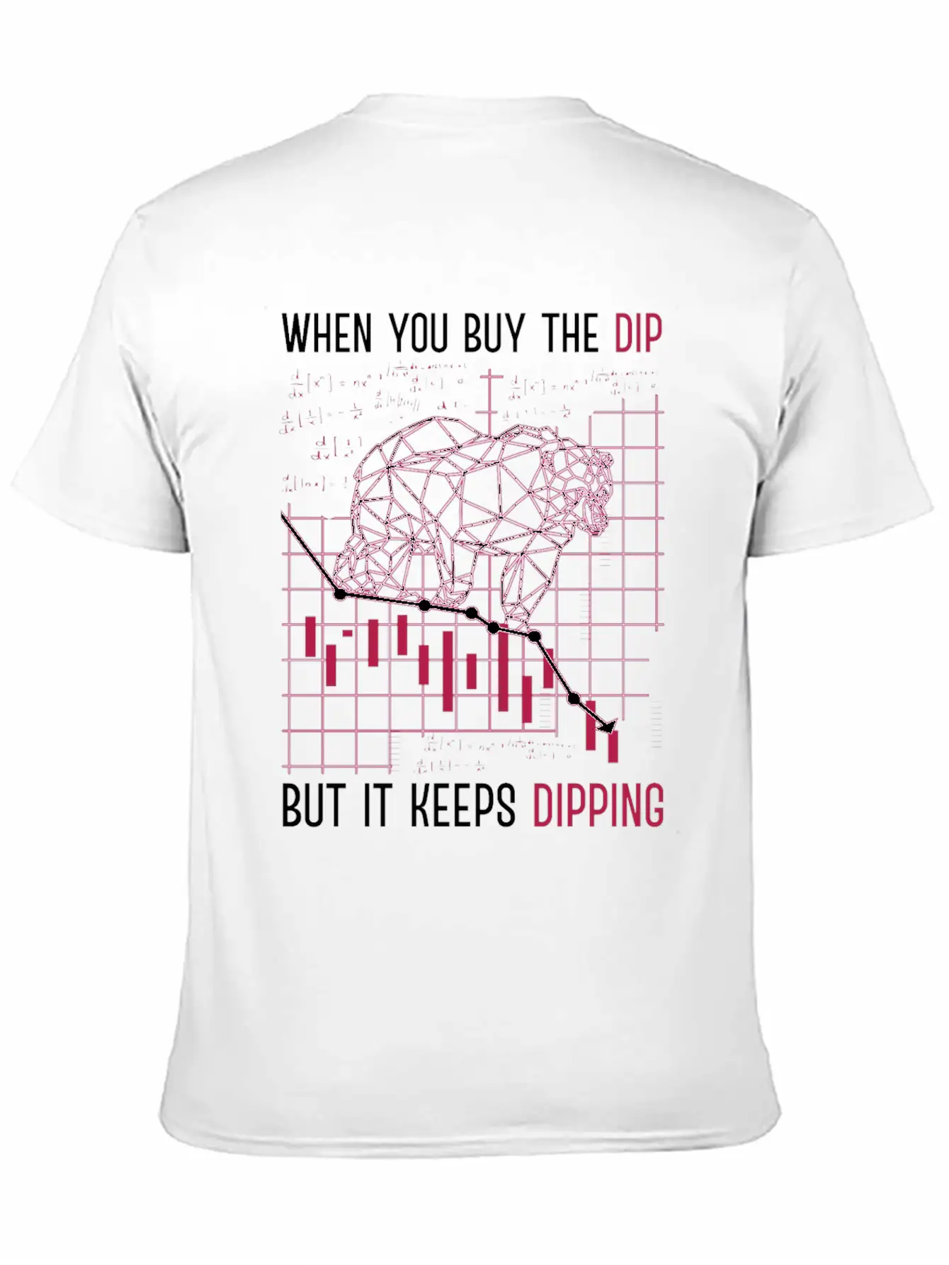 When You Buy The Dip But It Keep Dipping Stock Exc Lightweight Cotton T-Shirt – Daily Comfort Graphic Shirt