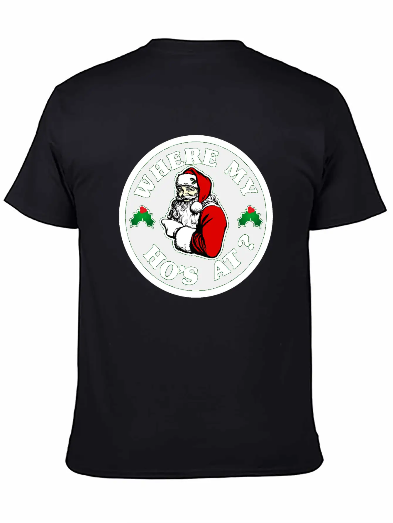 Where My Hos At ? Lightweight Cotton T-Shirt – Daily Comfort Graphic Shirt