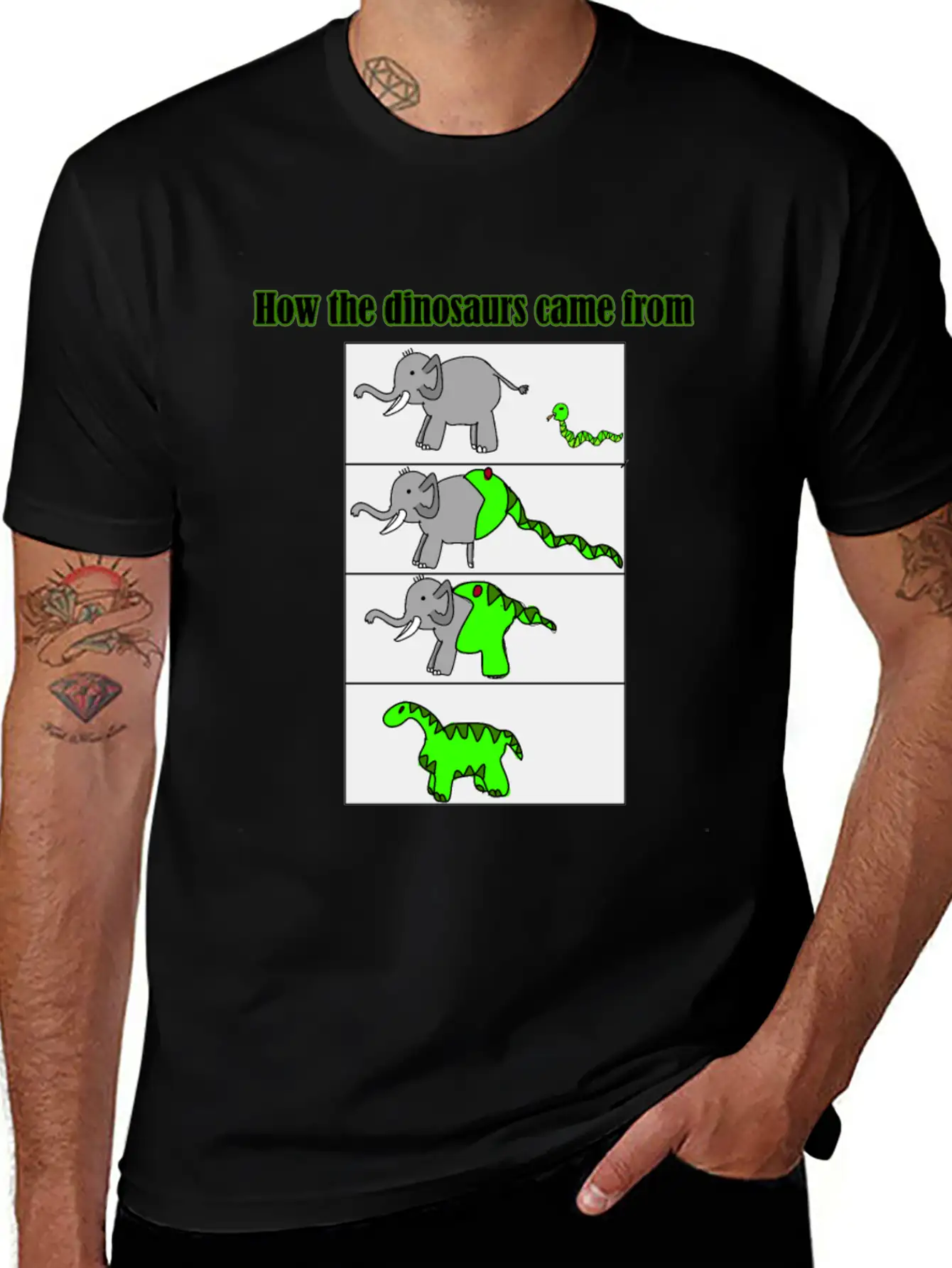 Where The Dinosaurs Came From Classic Fit Graphic Tee For Daily Comfort – Unisex Cotton Shirt