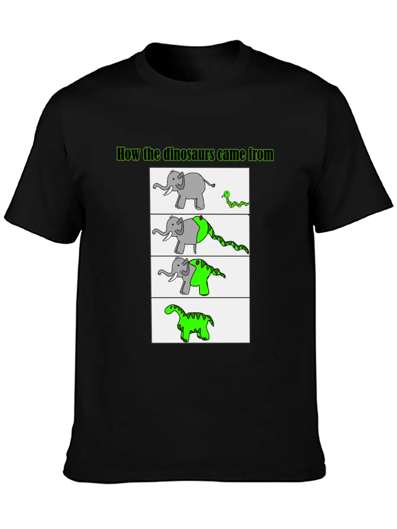 Where The Dinosaurs Came From Classic Fit Graphic Tee For Daily Comfort – Unisex Cotton Shirt