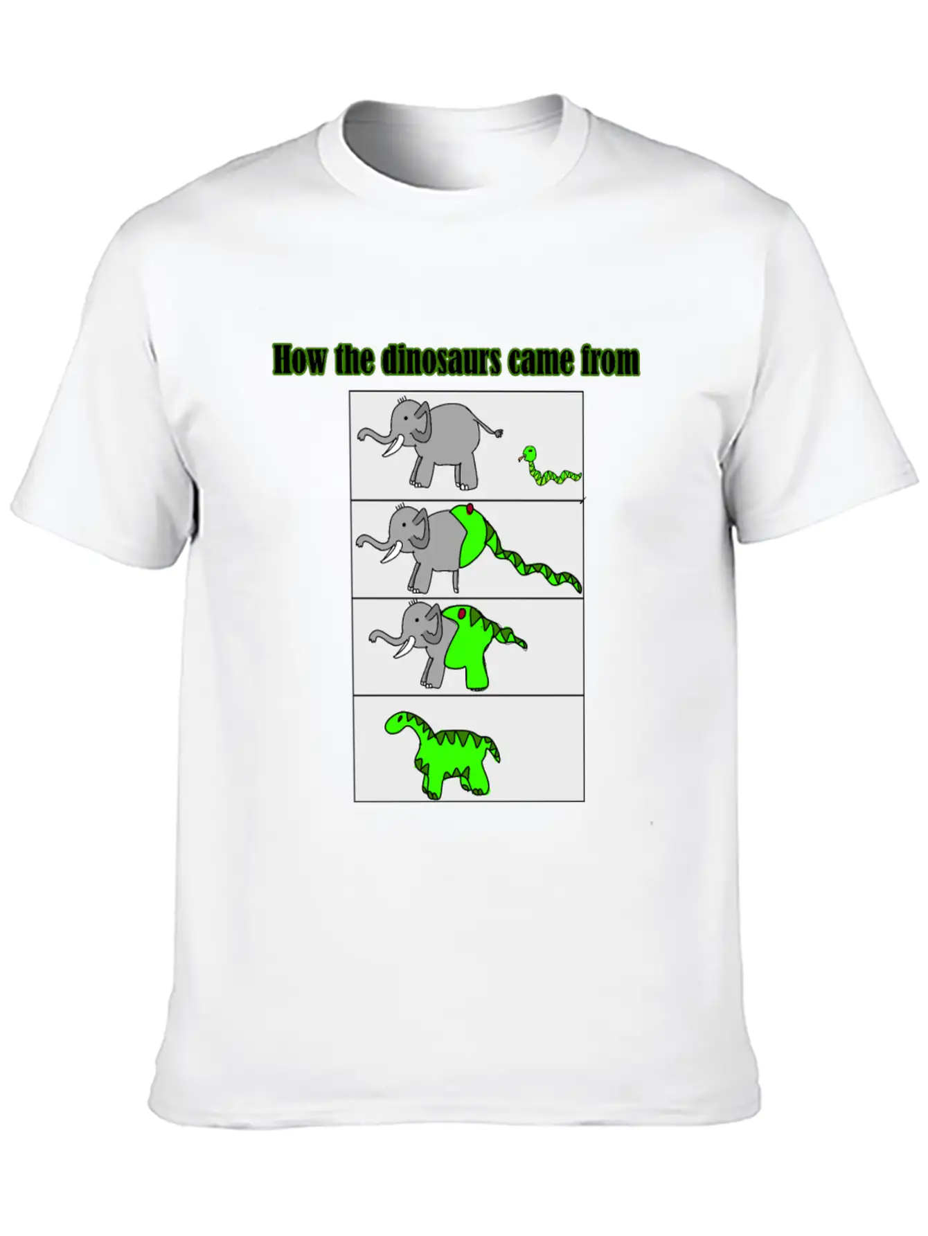 Where The Dinosaurs Came From Classic Fit Graphic Tee For Daily Comfort – Unisex Cotton Shirt