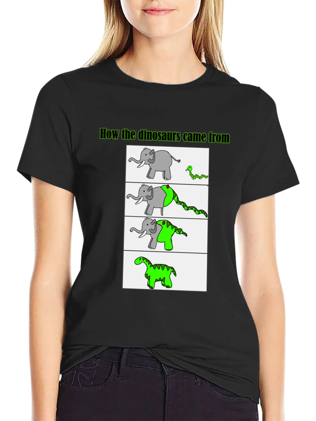 Where The Dinosaurs Came From Classic Fit Graphic Tee For Daily Comfort – Unisex Cotton Shirt