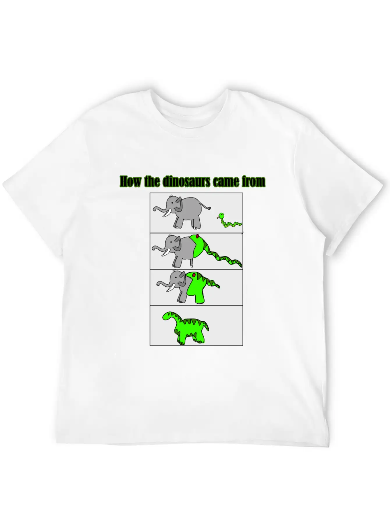 Where The Dinosaurs Came From Classic Fit Graphic Tee For Daily Comfort – Unisex Cotton Shirt