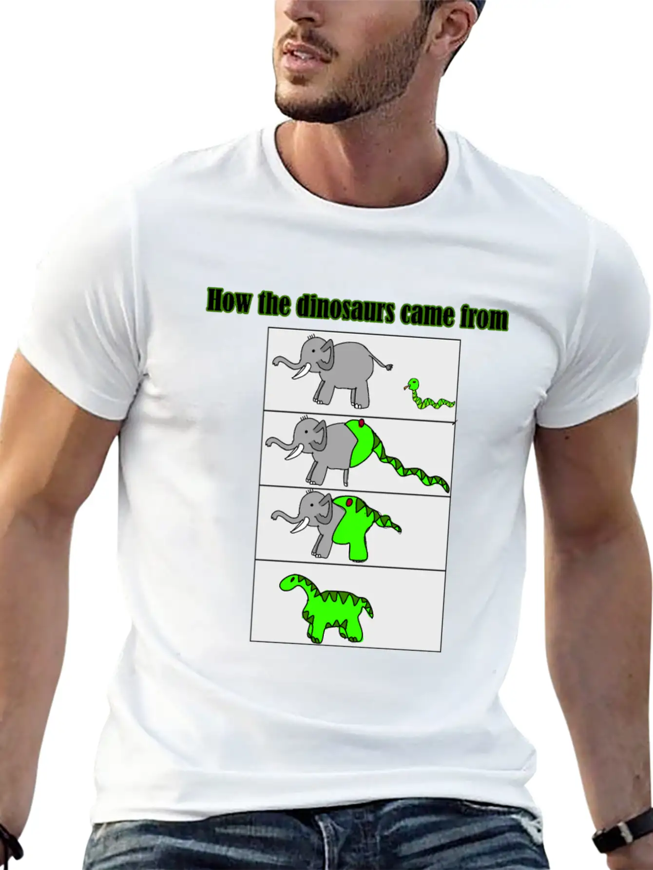 Where The Dinosaurs Came From Classic Fit Graphic Tee For Daily Comfort – Unisex Cotton Shirt