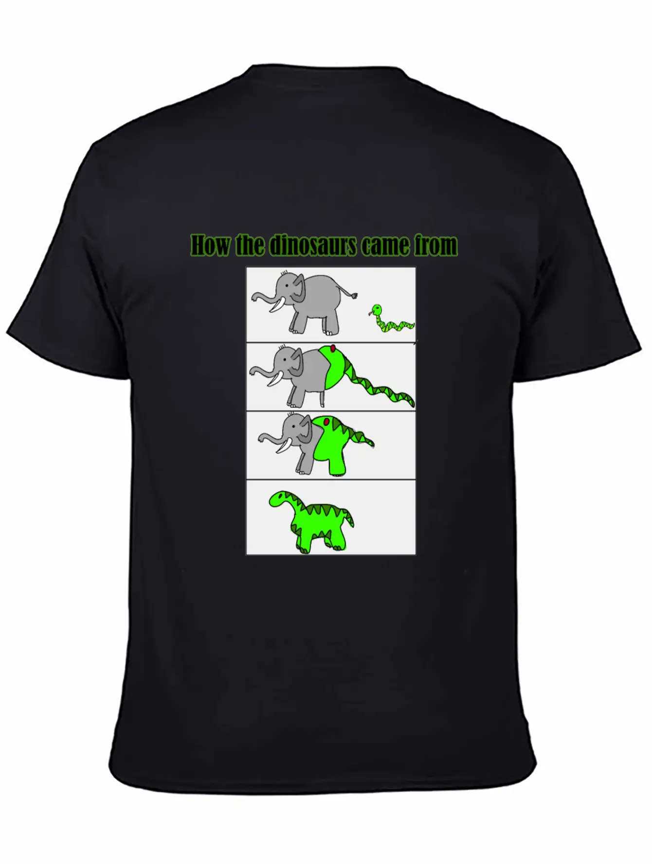 Where The Dinosaurs Came From Classic Fit Graphic Tee For Daily Comfort – Unisex Cotton Shirt