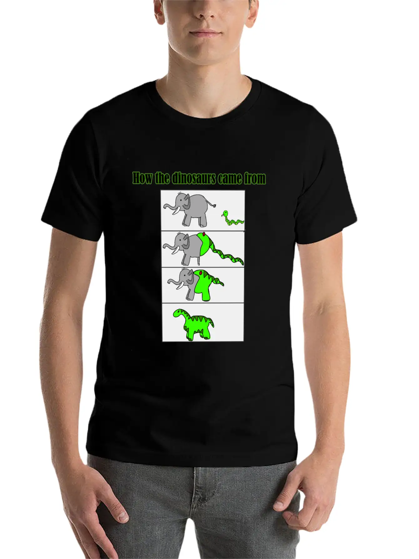 Where The Dinosaurs Came From Classic Fit Graphic Tee For Daily Comfort – Unisex Cotton Shirt