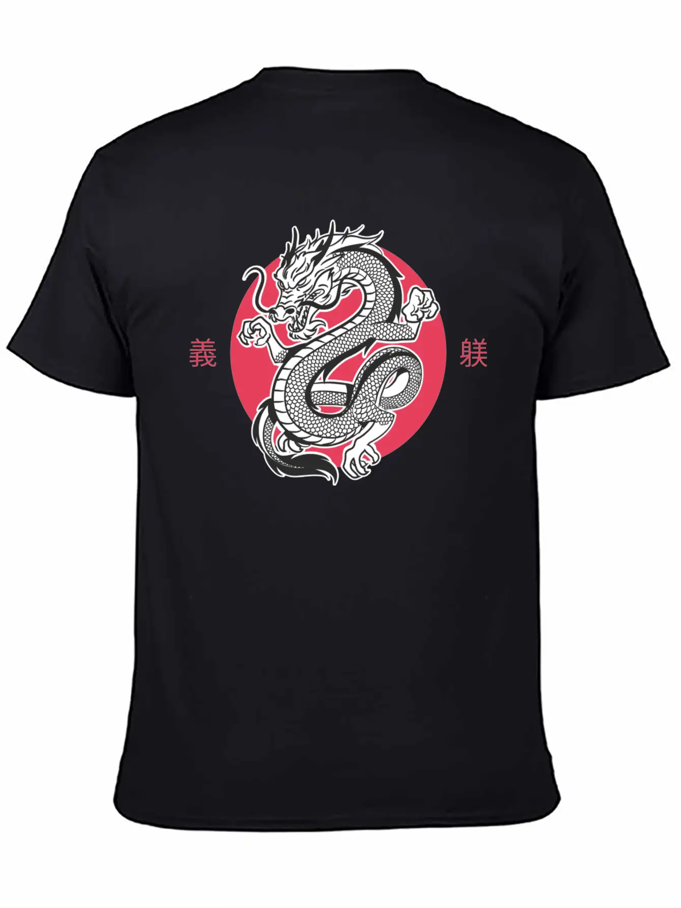 White Dragon Lightweight Cotton T-Shirt – Daily Comfort Graphic Shirt
