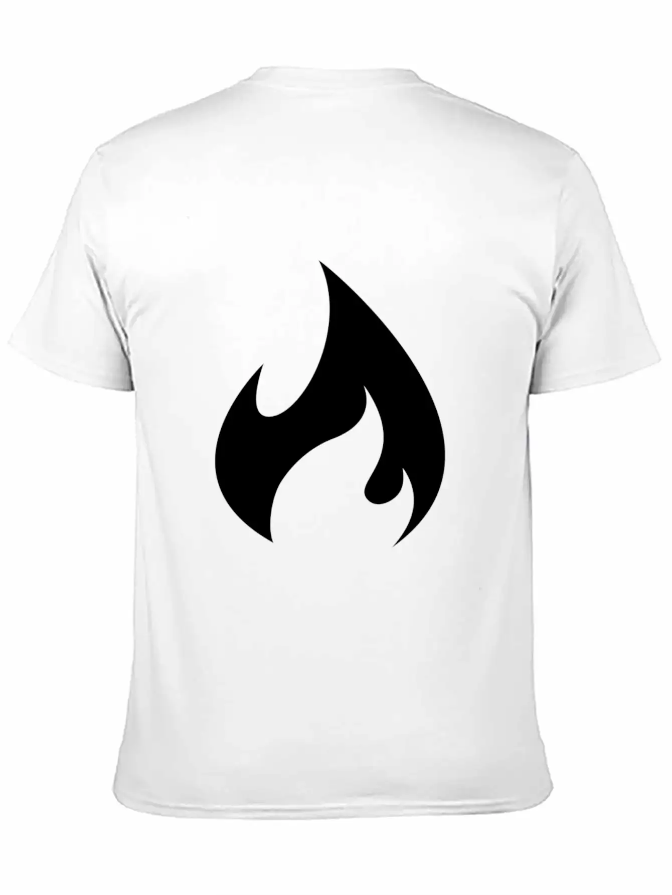 White Flame Stylish Everyday T-Shirt – Unisex Basic Cotton Tee